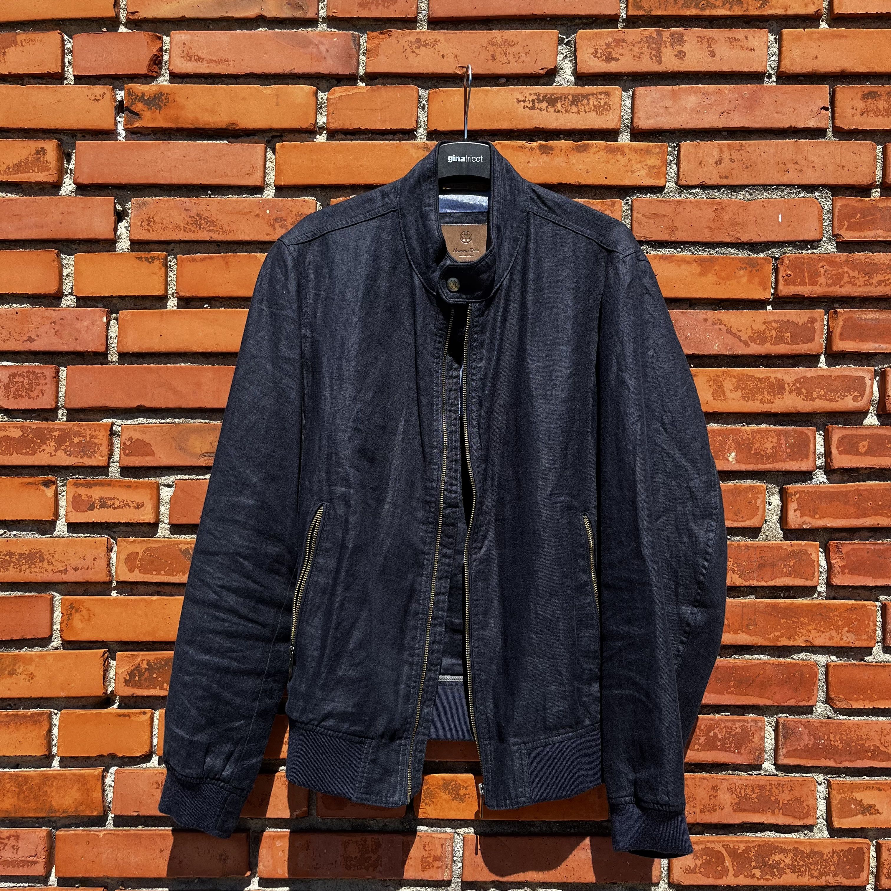 Massimo Dutti Linen Bomber 3476/101/401 Size US M / EU 48-50 / 2 - 4 Thumbnail