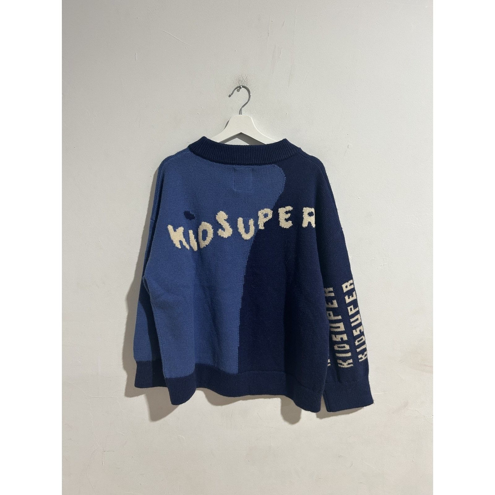 KidSuper KID SUPER MOCK NECK SWEATER BLUE SIZE MEDIUM PREOWNED Size US M / EU 48-50 / 2 - 2 Thumbnail