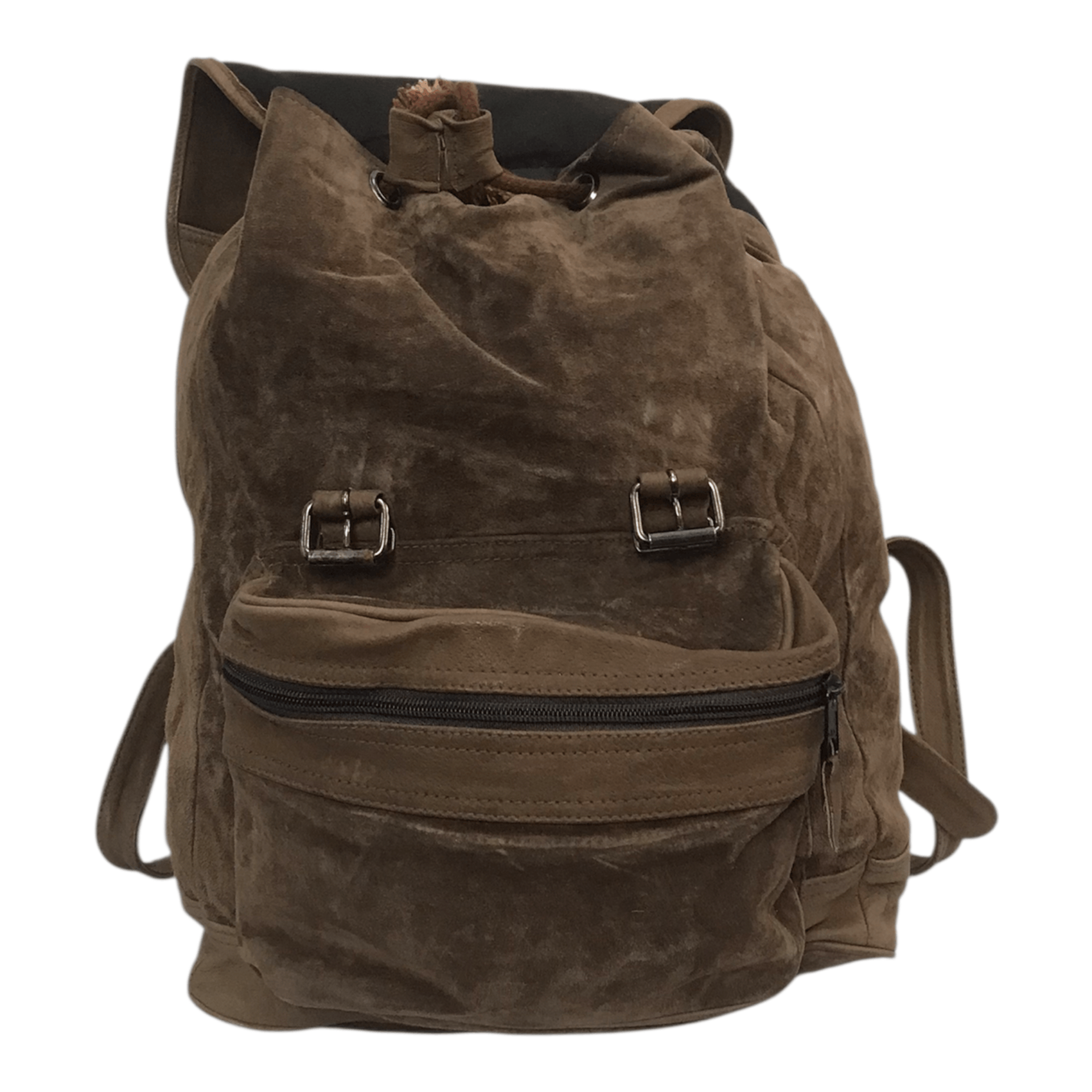 Leather Vintage Golden East Leather Brown Bagpack Size ONE SIZE - 4 Thumbnail