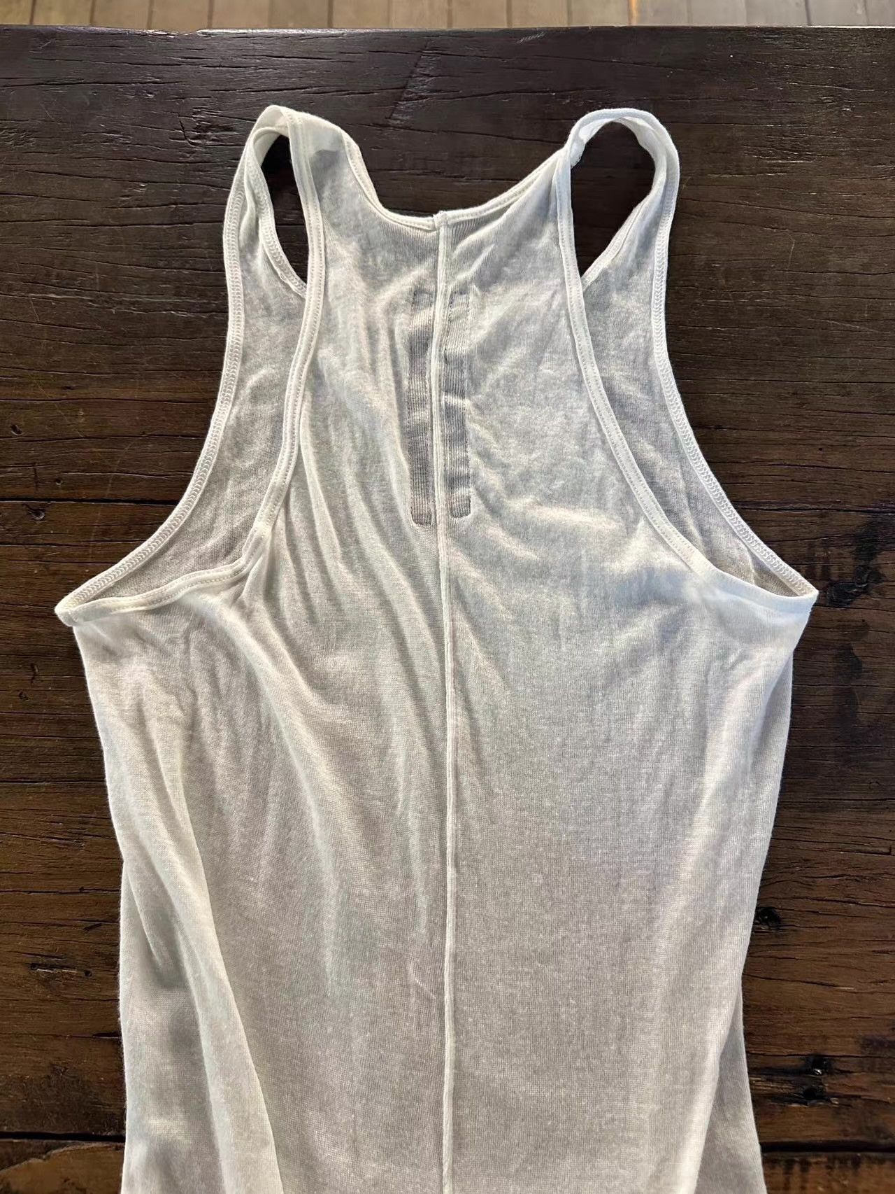 Rick Owens Rick Owens 16FW 'MASTODON' classic ribbed tank top Ｑ25 Size XS / US 0-2 / IT 36-38 - 3 Thumbnail