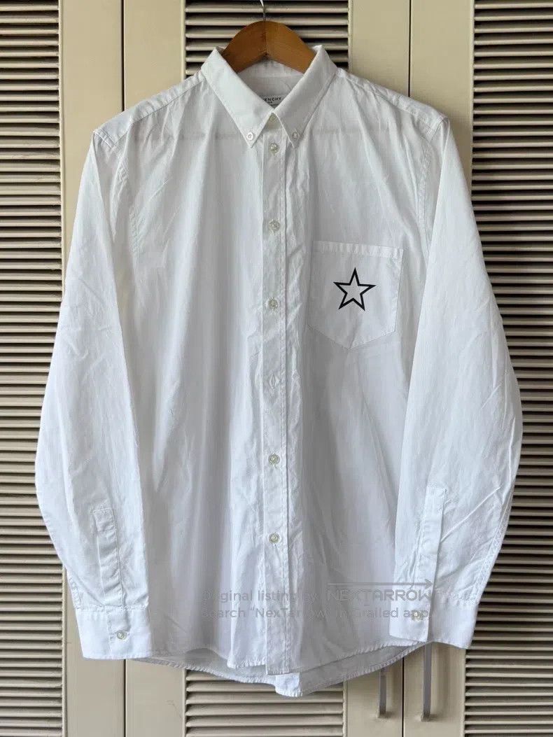 Givenchy Givenchy Pentagon Long Sleeve Shirt - Size 41 Size US M / EU 48-50 / 2 - 1 Thumbnail