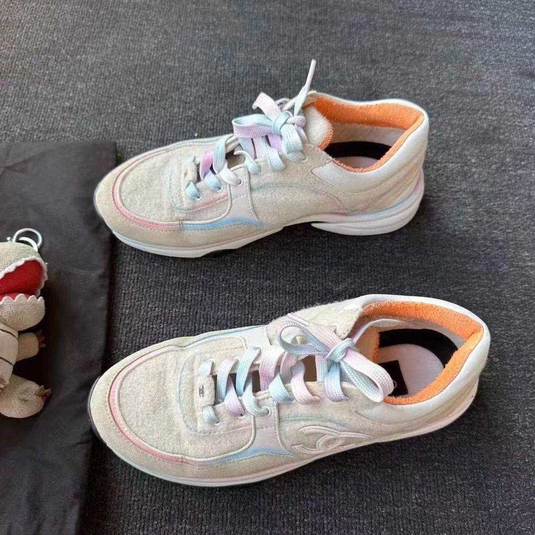 Chanel Chanel multicolor CC sneakers 39.5 EU 95 new Size US 8.5 / IT 38.5 - 1 Thumbnail