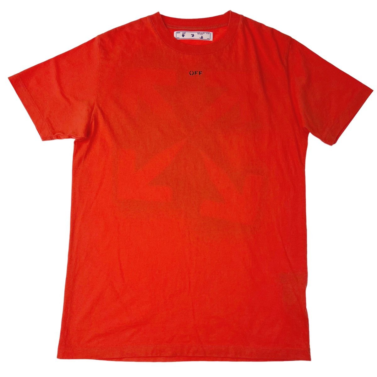 Off-White Off-White Stencil Arrows Orange T Shirt Size US M / EU 48-50 / 2 - 2 Thumbnail