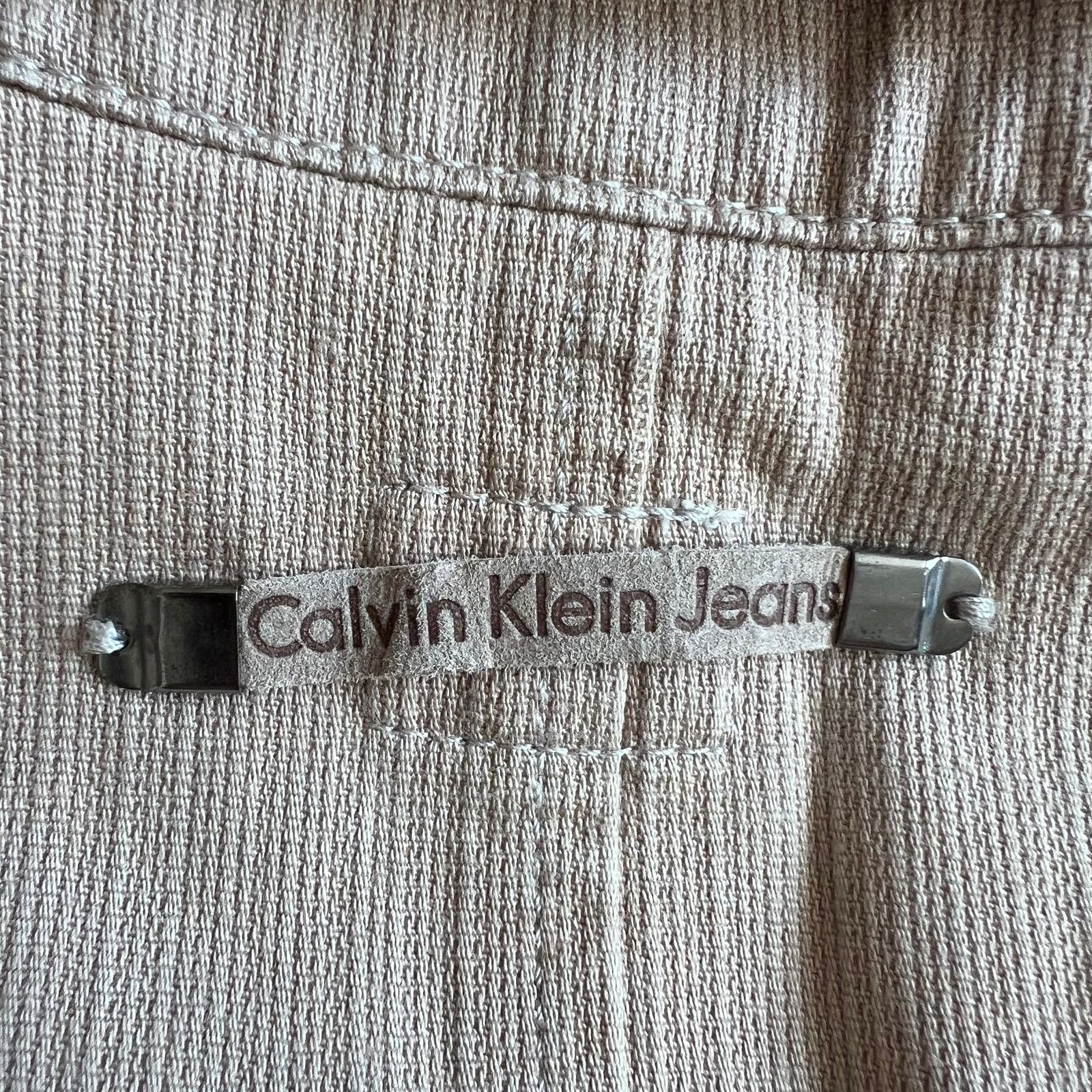 Calvin Klein Calvin Klein Beige Collared Long Sleeve Jocket, M Size M / US 6-8 / IT 42-44 - 4 Thumbnail