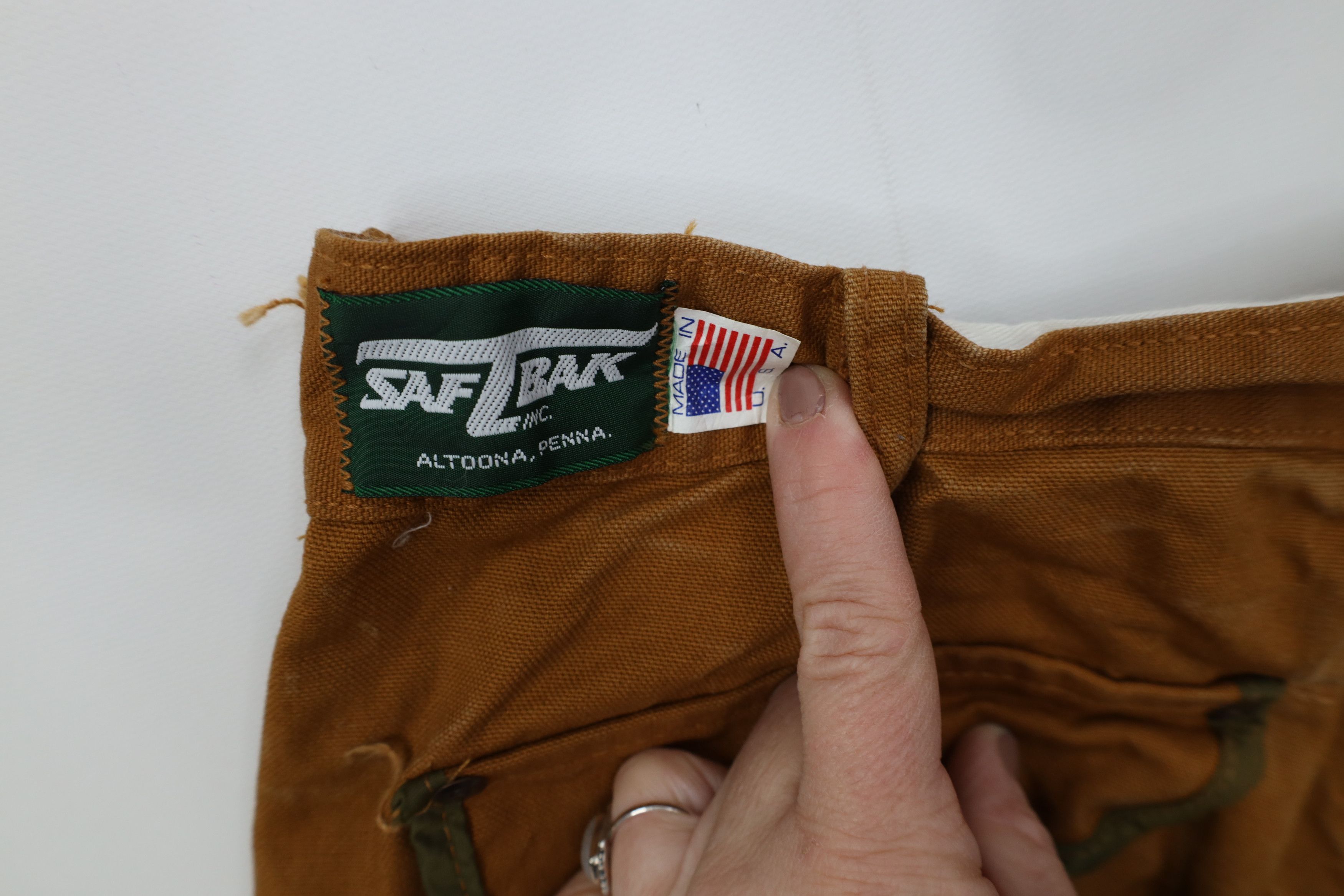 Vintage Vintage 90s Streetwear Canvas Field Brush Hunting Pants Size US 32 / EU 48 - 12 Thumbnail