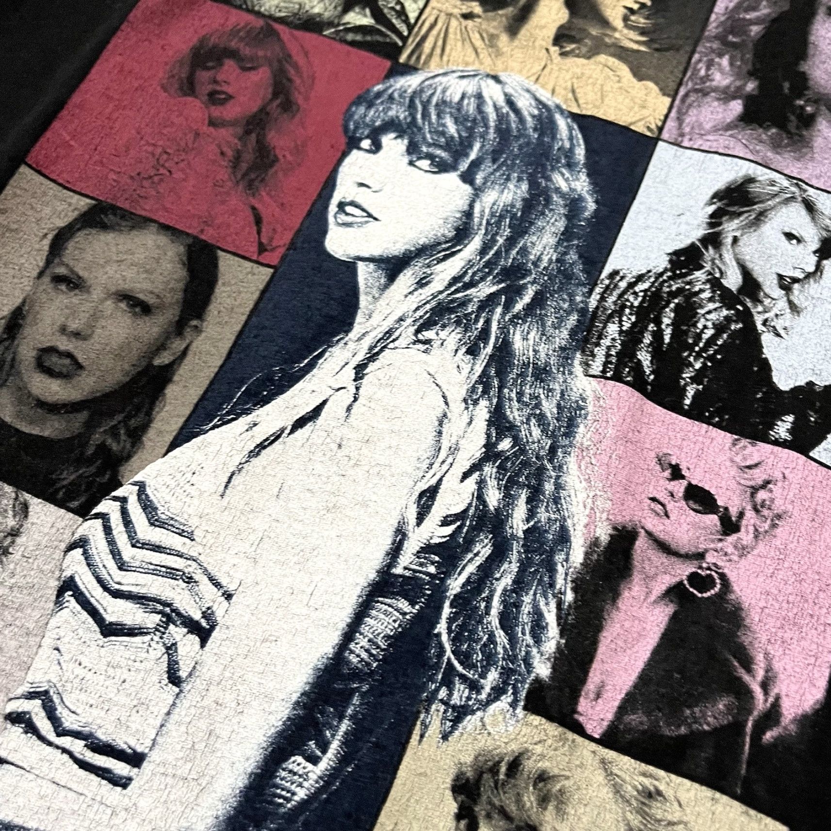 Vintage Taylor Swift The Eras Tour US Dates Official Concert Merch Black T-shirt Ladies L Large Short Sleeve Cotton Shirt Womens Size L / US 10 / IT 46 - 4 Thumbnail