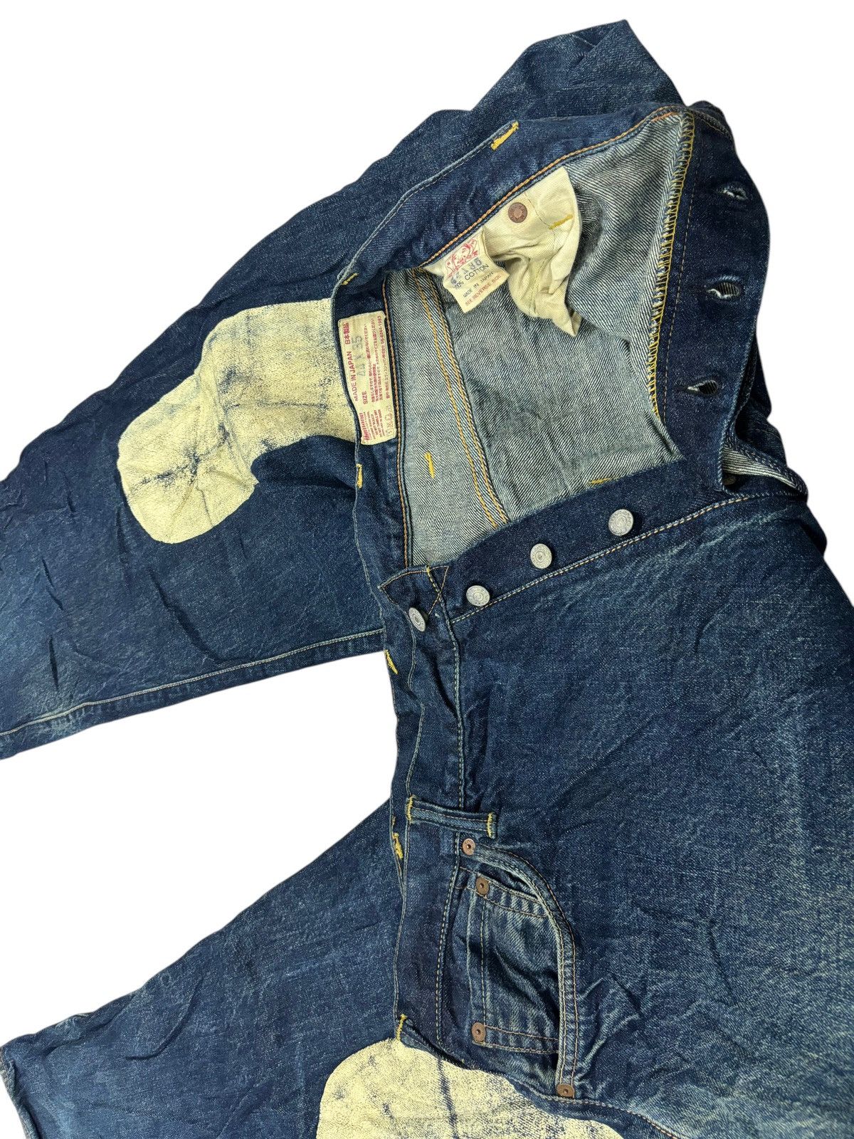 Evisu EVISU DAICOCK SELVEDGE JEANS VINTAGE SIZE 40 Size US 40 / EU 56 - 6 Thumbnail