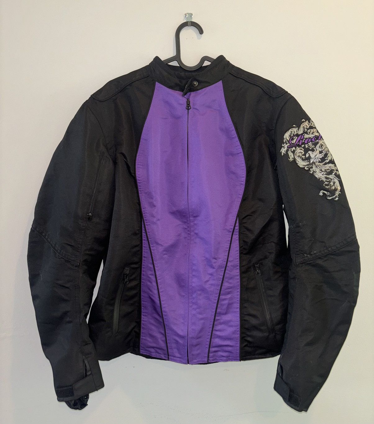 Joe Rocket Vintage y2k Joe Rocket Purple Biker Jacket Size L / US 10 / IT 46 - 1 Thumbnail