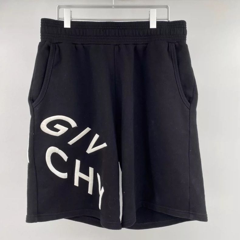 Givenchy Givenchy SizeS Embroidered lettering shorts Size US 31 - 1 Thumbnail