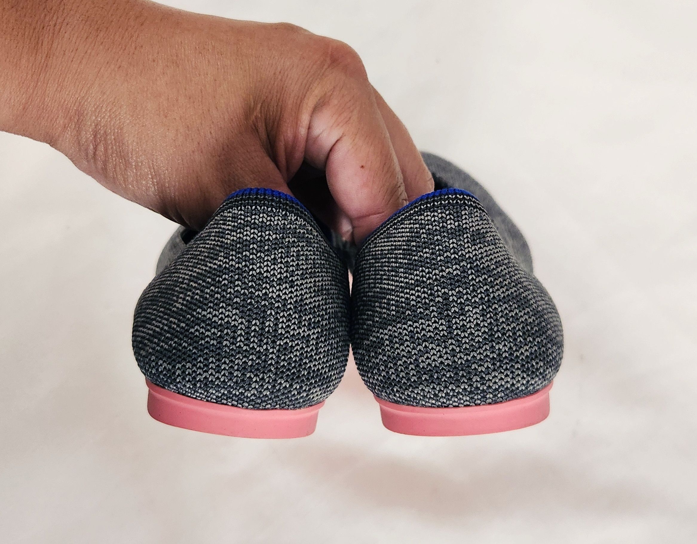 Designer ROTHY’S “THE FLAT” Charcoal Birdseye Knit Round Toe SlipOn 7 Size US 7 / IT 37 - 5 Thumbnail