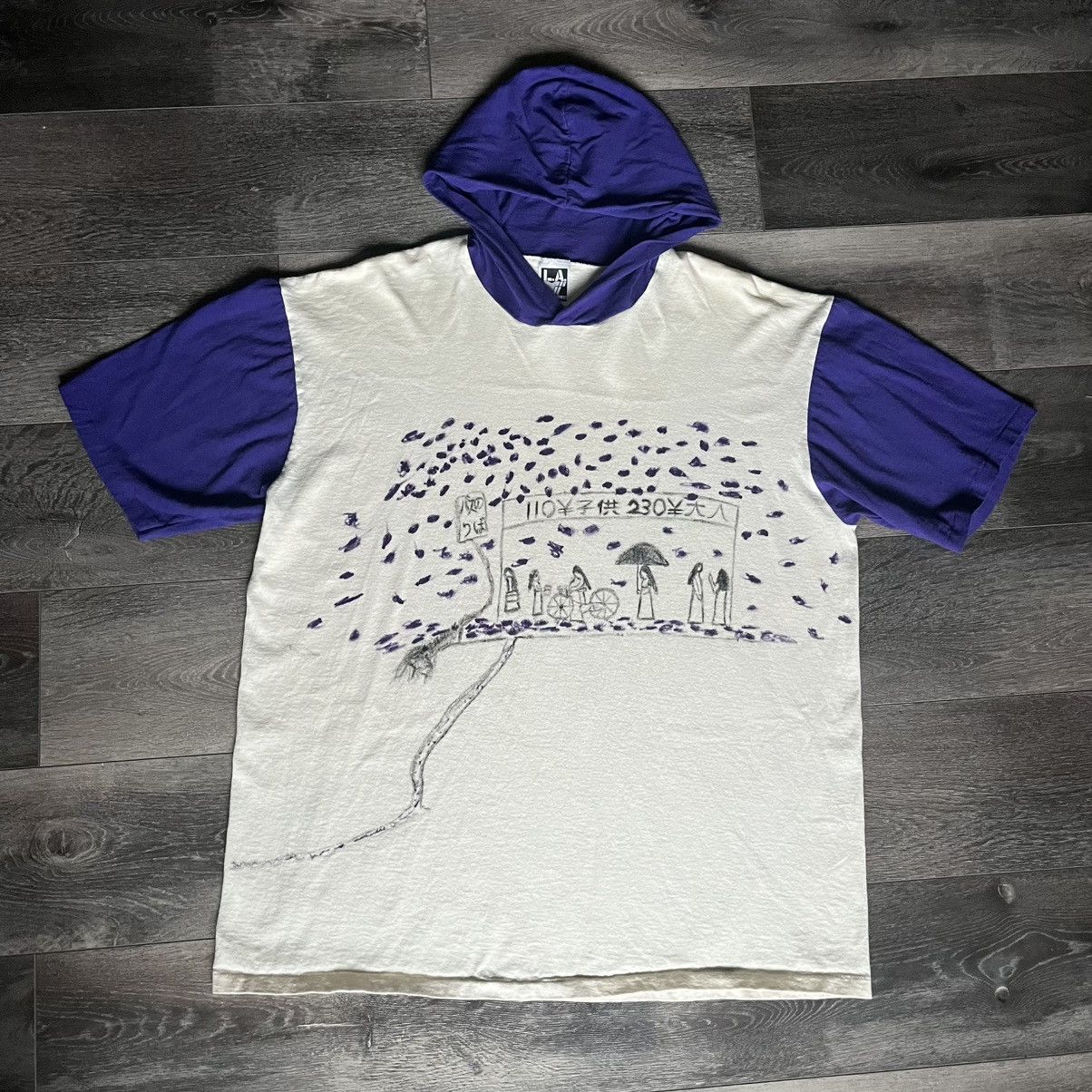 Other Vintage Xuan Khanh Nguyen Abstract Art Logo Hooded Tee Shirt Size US XL / EU 56 / 4 - 1 Thumbnail