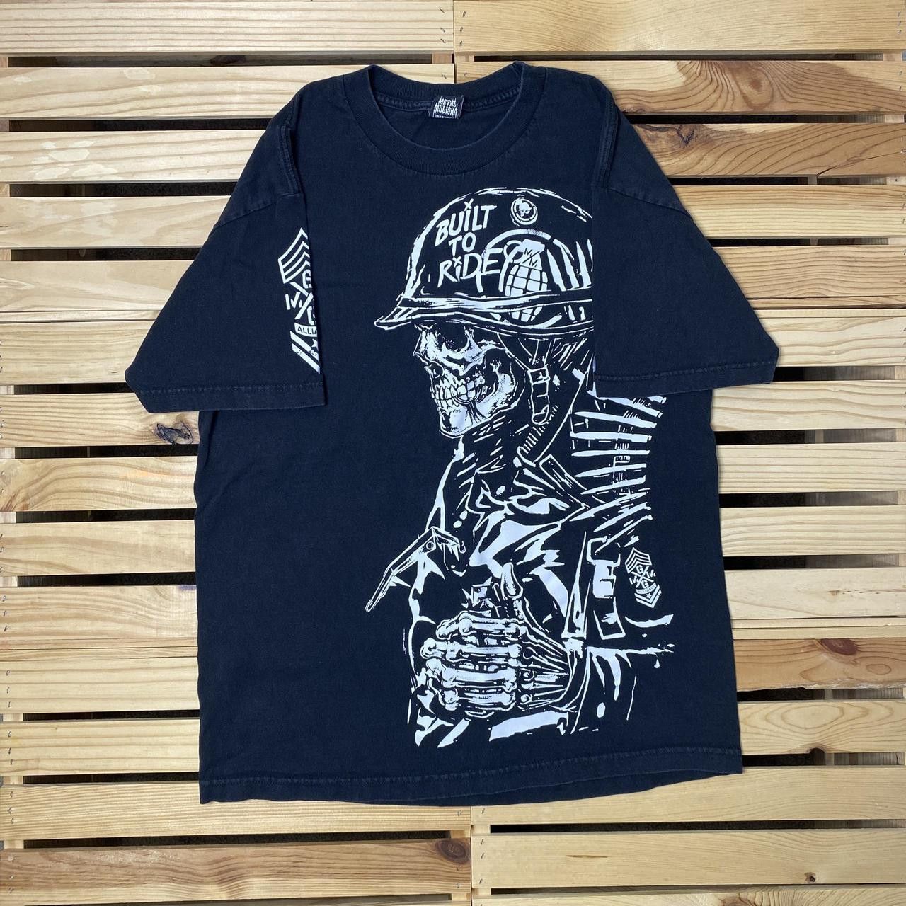 Metal Mulisha Vintage Metal Mulisha Grenade Black Motocross Tee Size Large Size US L / EU 52-54 / 3 - 1 Thumbnail