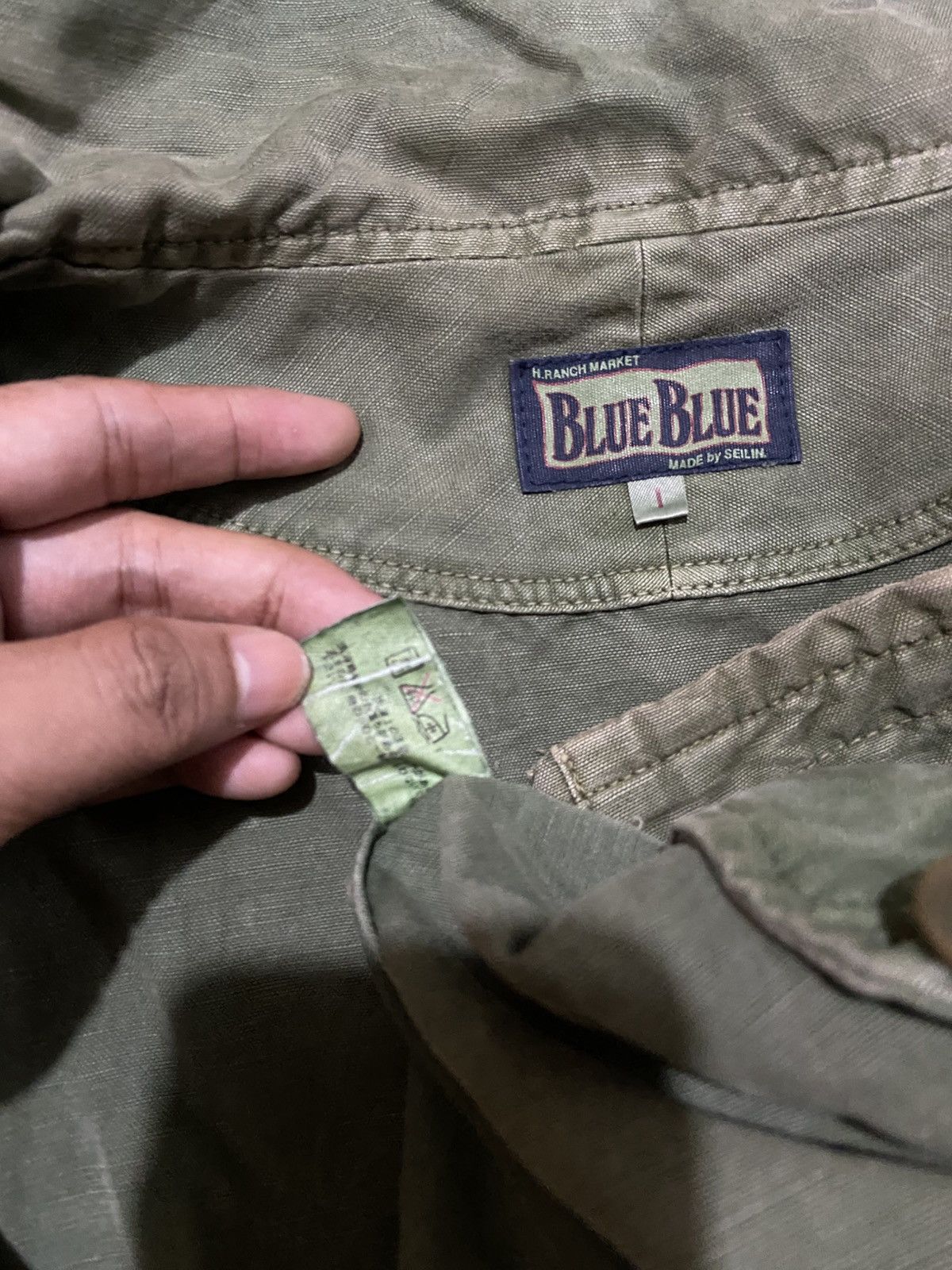 Blue Blue Japan × If Six Was Nine Distressed Thrashed Blue Blue Japan Size US M / EU 48-50 / 2 - 3 Thumbnail