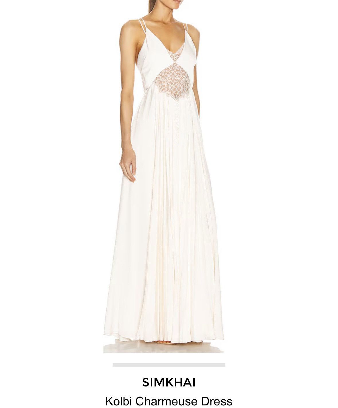 Jonathan Simkhai Jonathan Simkhai Kolbi Charmeuse Dress Wedding Size S / US 4 / IT 40 - 3 Thumbnail