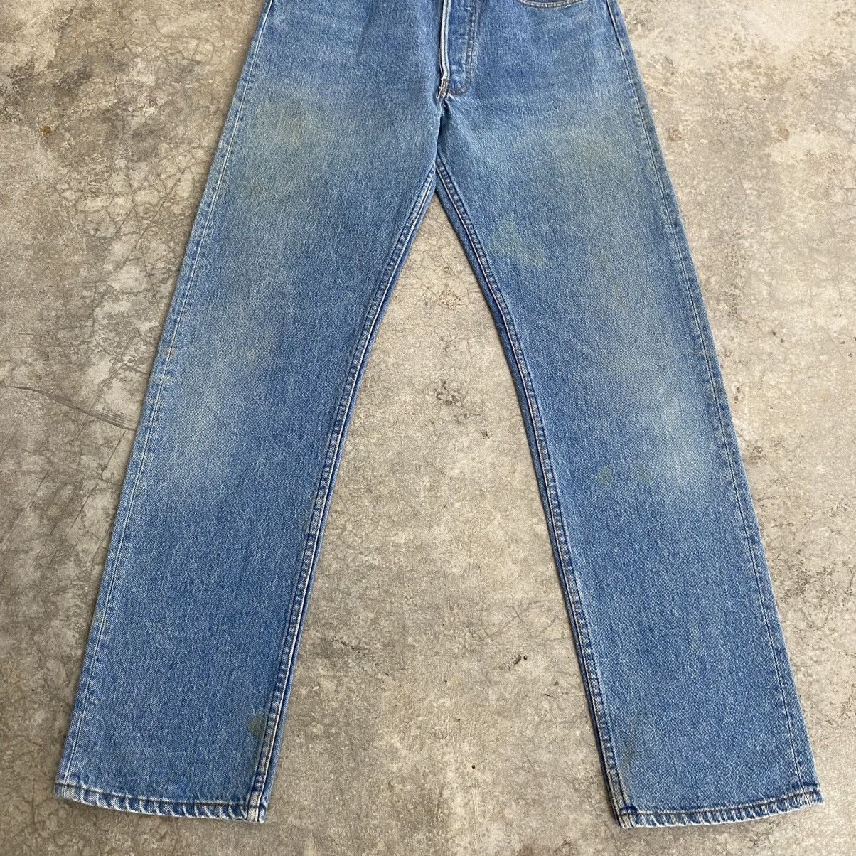 Levi's Vintage 80’s Levis 501 Faded Stonewashed Blue Jeans Size US 30 / EU 46 - 3 Thumbnail
