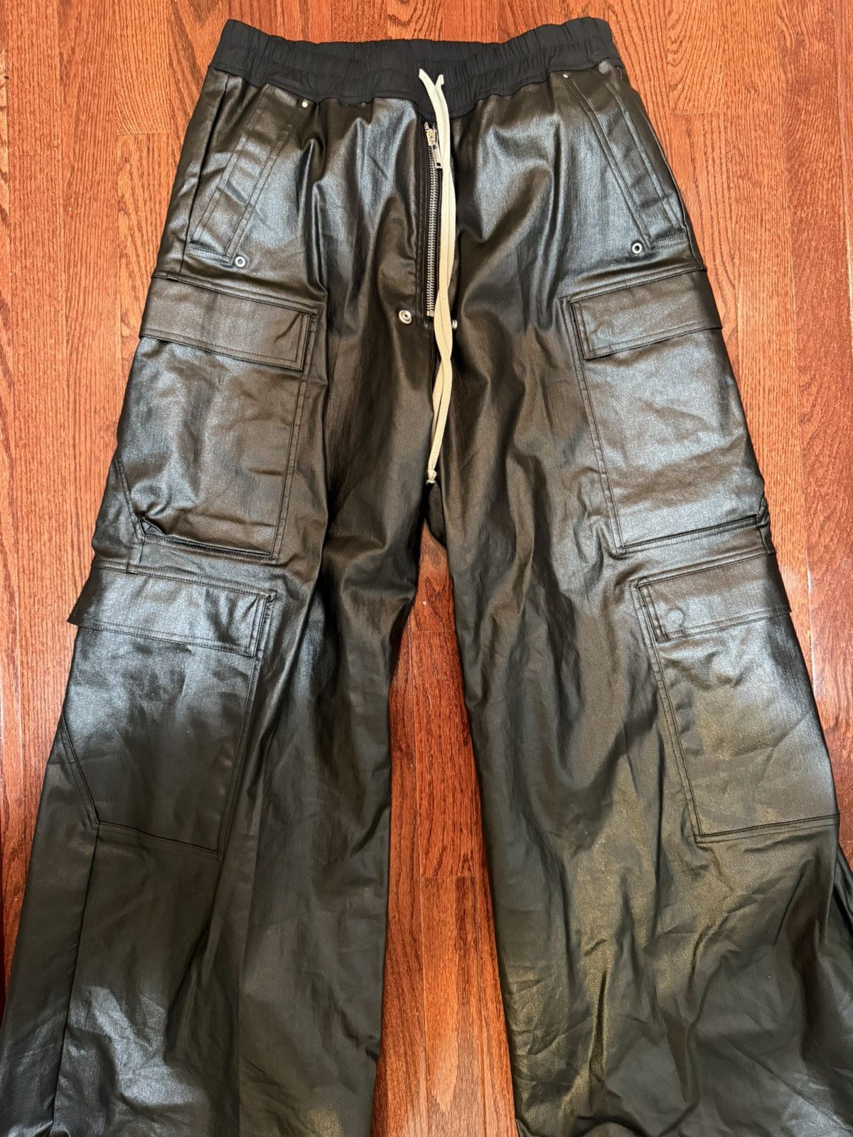 Rick Owens Rick Owen Belas Cargos Waxed Black Size US 36 / EU 52 - 6 Thumbnail