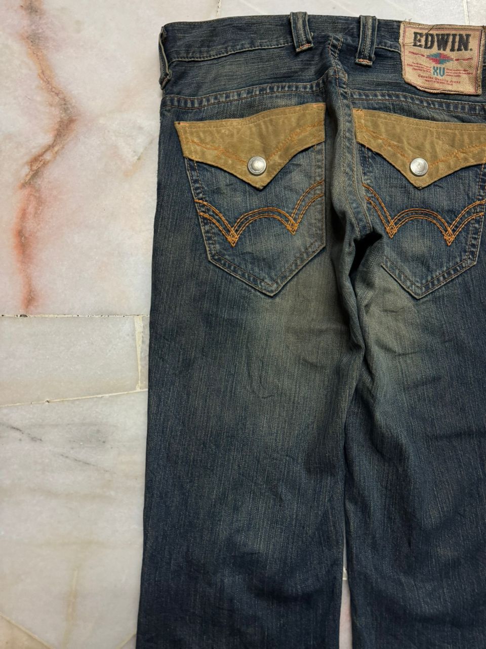 Edwin 💥Flare💥Vintage Edwin XV Insane Rusty Mudwash Bootcut Jeans Size US 29 - 15 Thumbnail