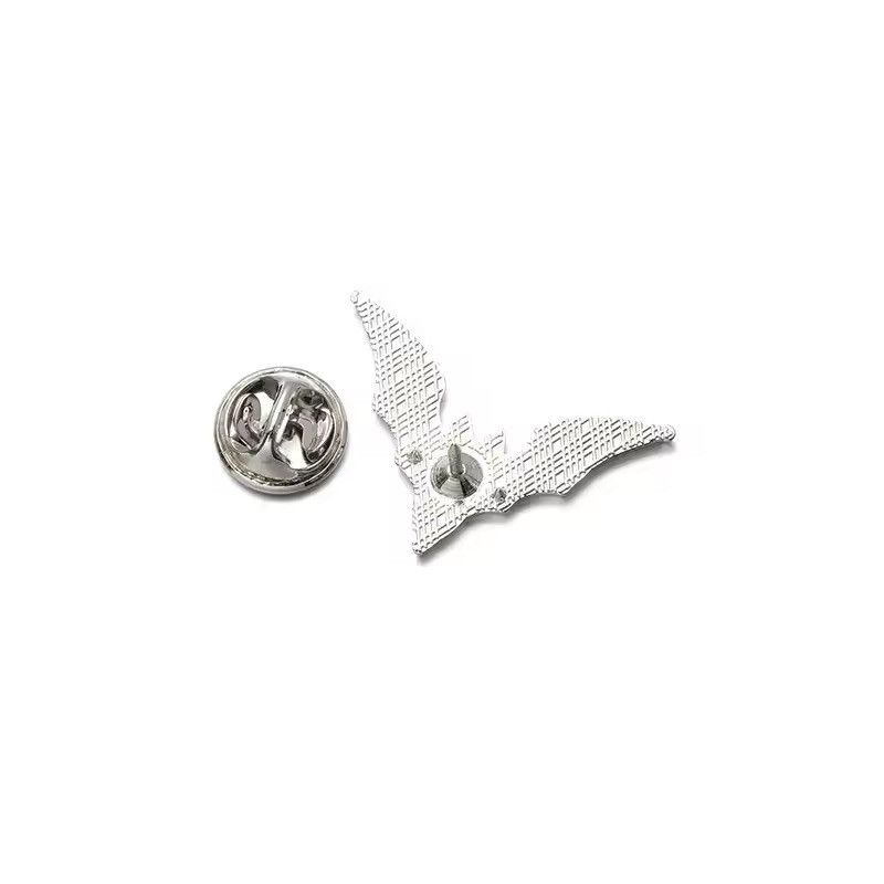 Jewelry Bat Enamel Pins Gothic Punk Halloween Brooch Collar Badge Size ONE SIZE - 4 Thumbnail