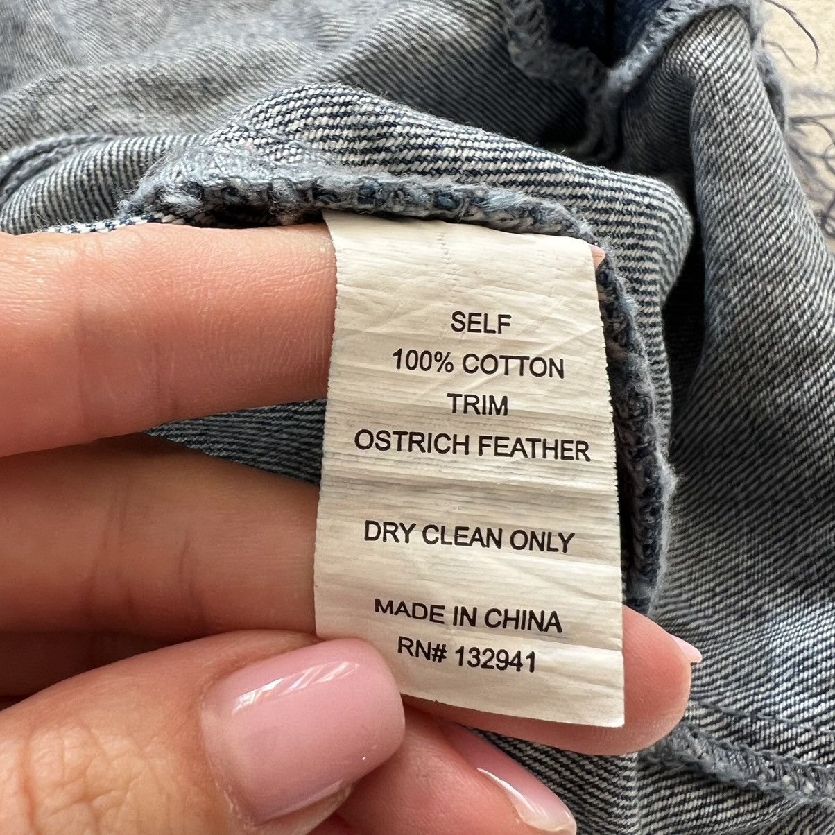Amanda Uprichard amanda uprichard eleni dress blue denim size XS BD Size XS / US 0-2 / IT 36-38 - 4 Thumbnail