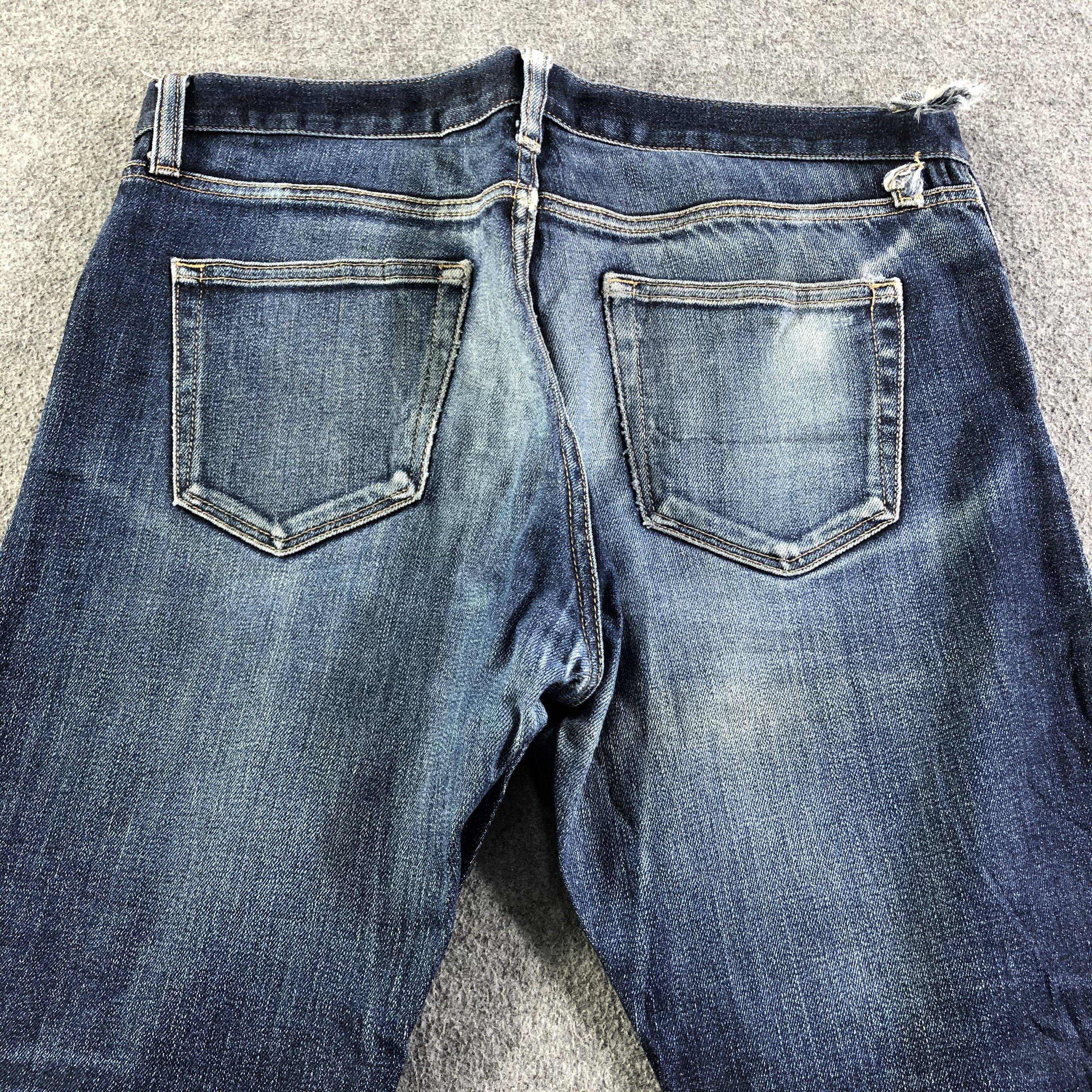 Uniqlo Blue Wash Uniqlo Selvedge Jeans-J2975 Size US 33 - 4 Thumbnail