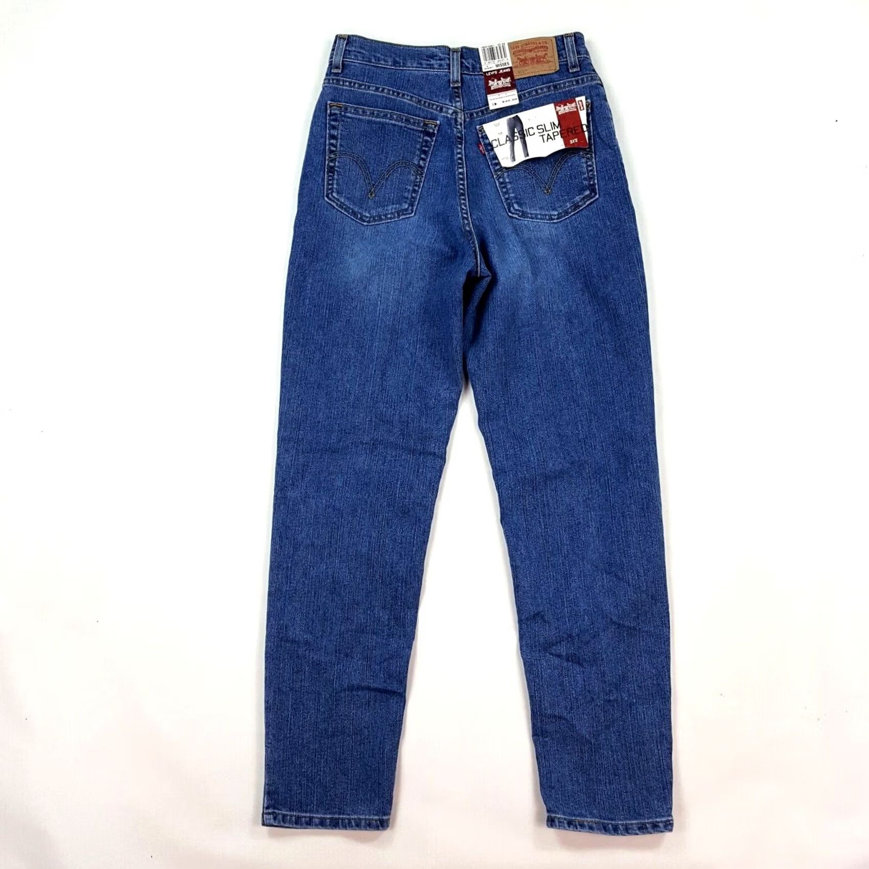 Levi's VINTAGE Levi's 512 Slim Tapered Jeans Women 8 Blue Denim 29in 30in Y2K 90s VTG Retro Rock Fashion Size 30" / US 8 / IT 44 - 2 Thumbnail
