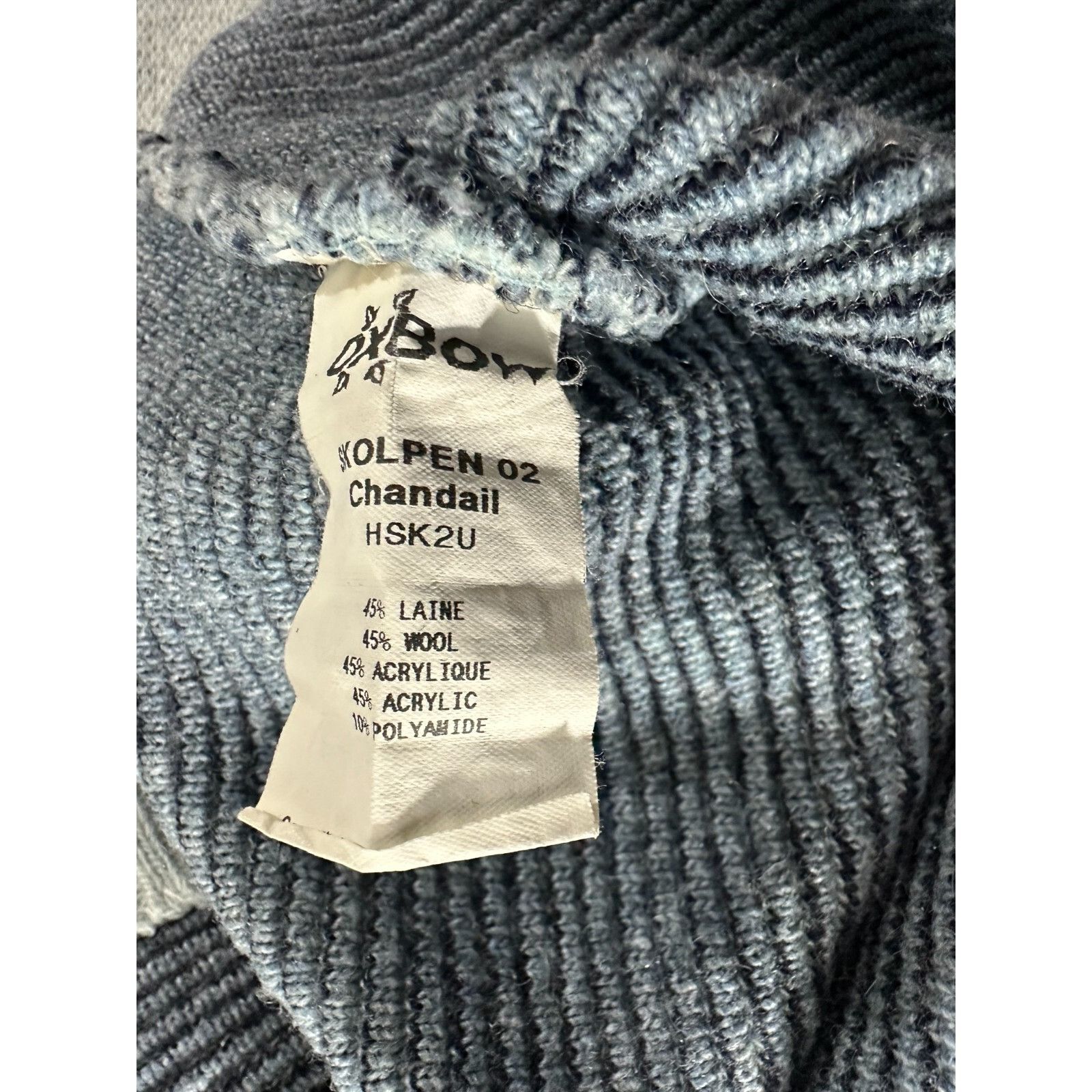 Oxbow Oxbow Wool blend Knit ski Chandail Sweater Rare Vintage 198 Size US XL / EU 56 / 4 - 3 Thumbnail