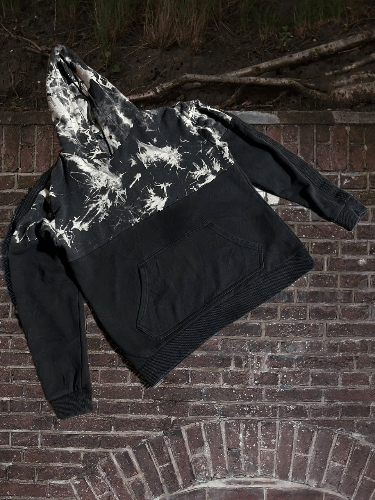 Designer × Maniere De Vior Manire De Voir Black Hoodie Hooded Size US M / EU 48-50 / 2 - 1 Thumbnail