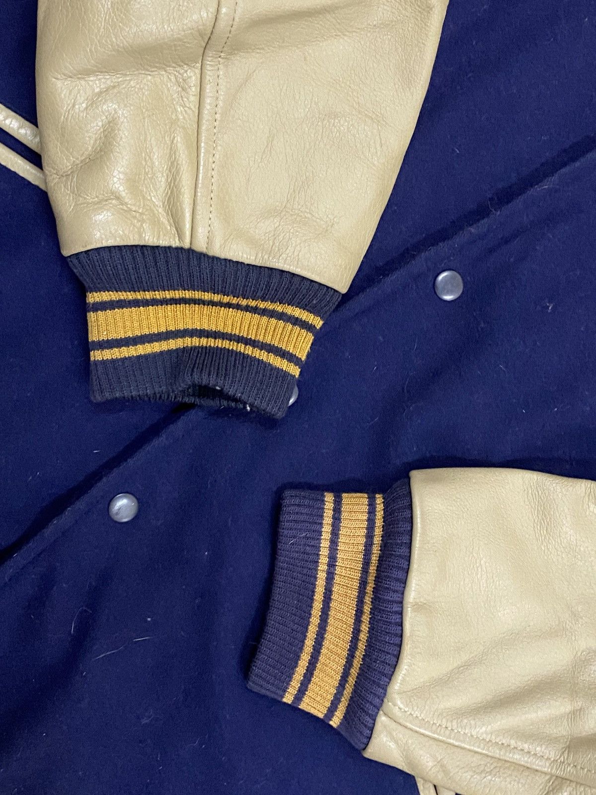 Vintage Vintage Dog House Varsity Jacket Wool & Leather 'Clovers' M Size US M / EU 48-50 / 2 - 7 Thumbnail