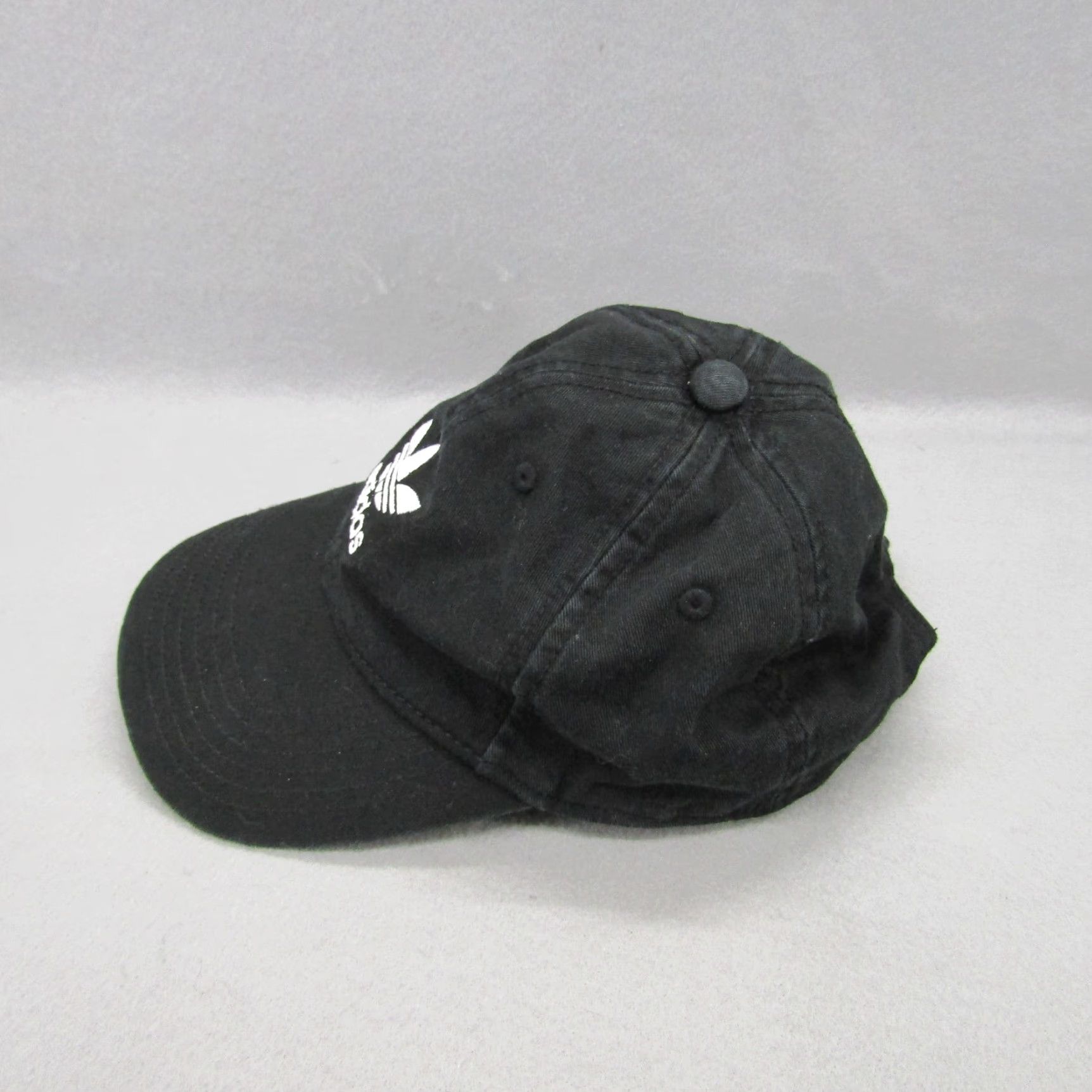 Adidas Adidas Hat Strap Back Black Dad Cap White Trefoil Spellout Outdoor Golf Athletic Baseball Cap Mens Adjustable Black Trefoil Outdoor Sports Size ONE SIZE - 2 Thumbnail