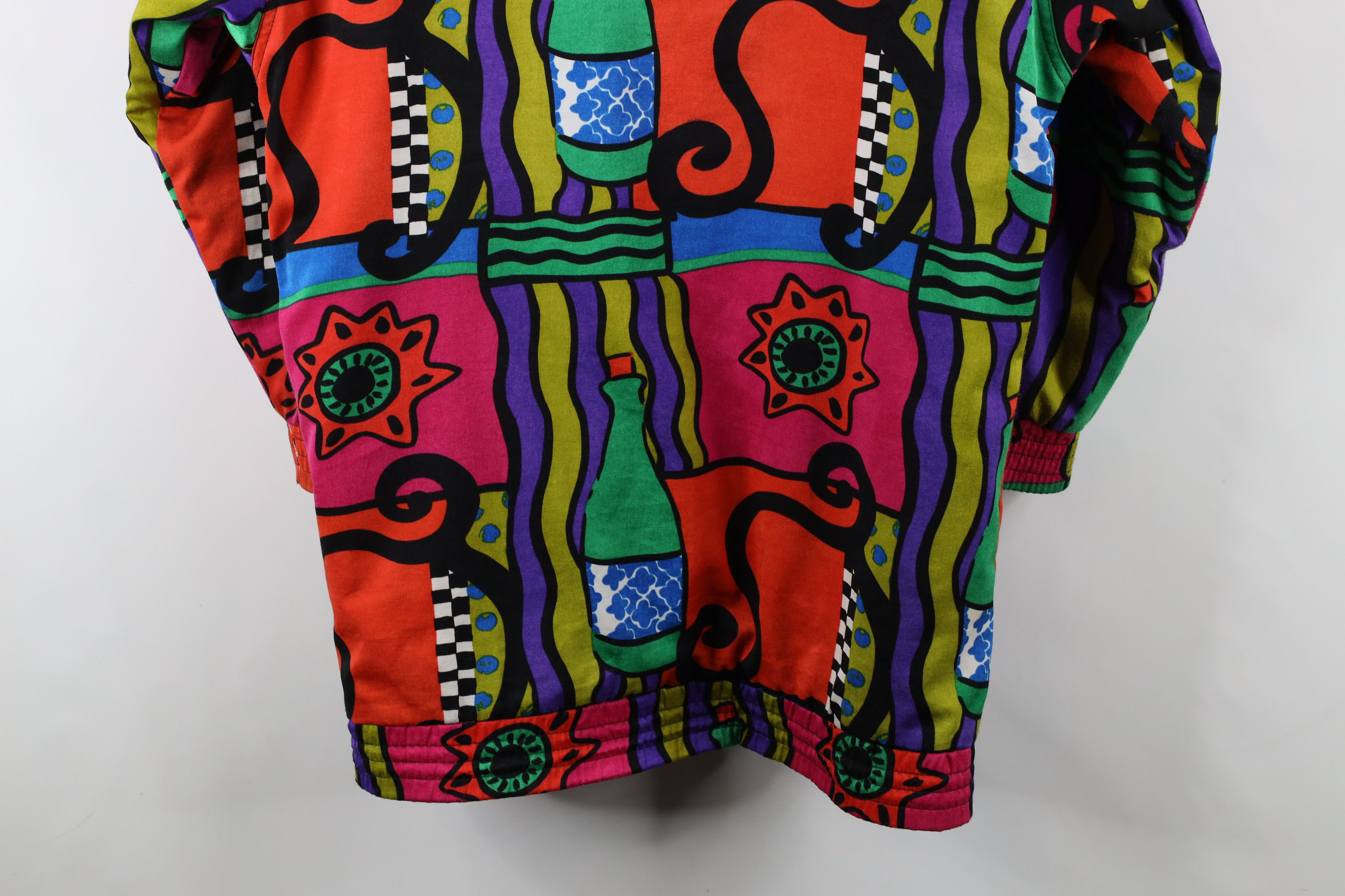 Vintage Vintage 90s Streetwear Rainbow Abstract Parka Jacket Size S / US 4 / IT 40 - 17 Thumbnail