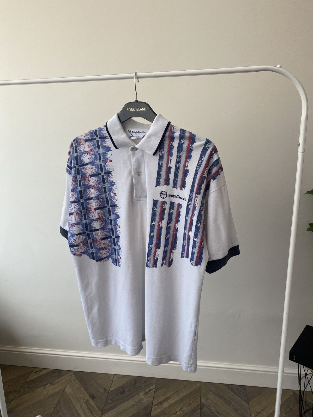 Sergio Tacchini Vintage Urban Renewal One-Of-A-Kind Sergio Tacchini Polo Top Size US L / EU 52-54 / 3 - 4 Thumbnail