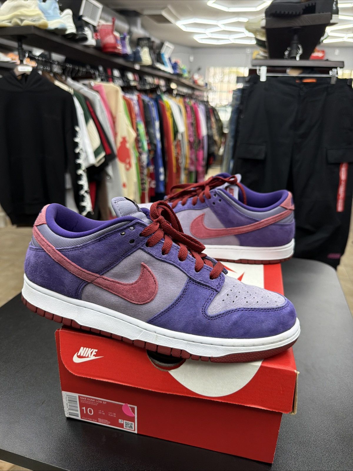 Nike Size 10 - Nike Dunk Retro Vol. 1 SP 2020 Low Plum Used Worn Size US 10 / EU 43 - 2 Thumbnail