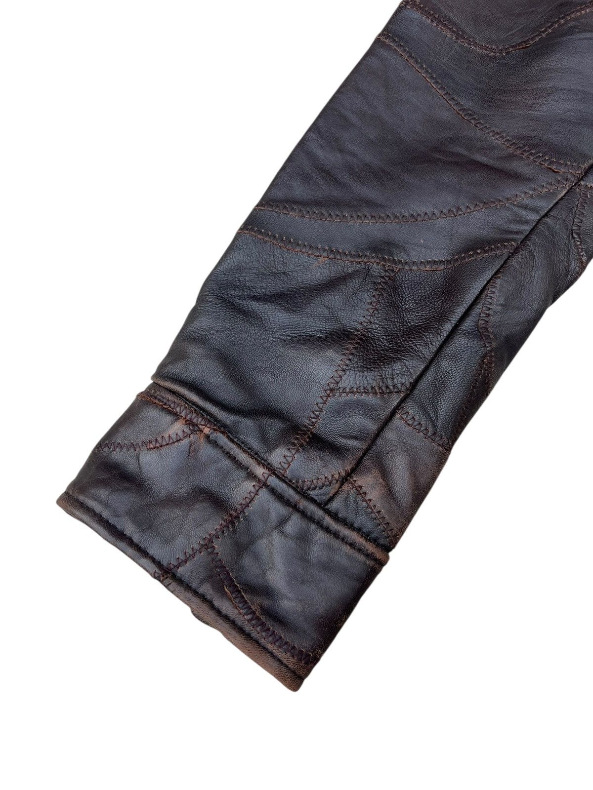 If Six Was Nine Faux Fur Patchwork Sheepskin Leather Jacket All The Way Size US S / EU 44-46 / 1 - 10 Thumbnail