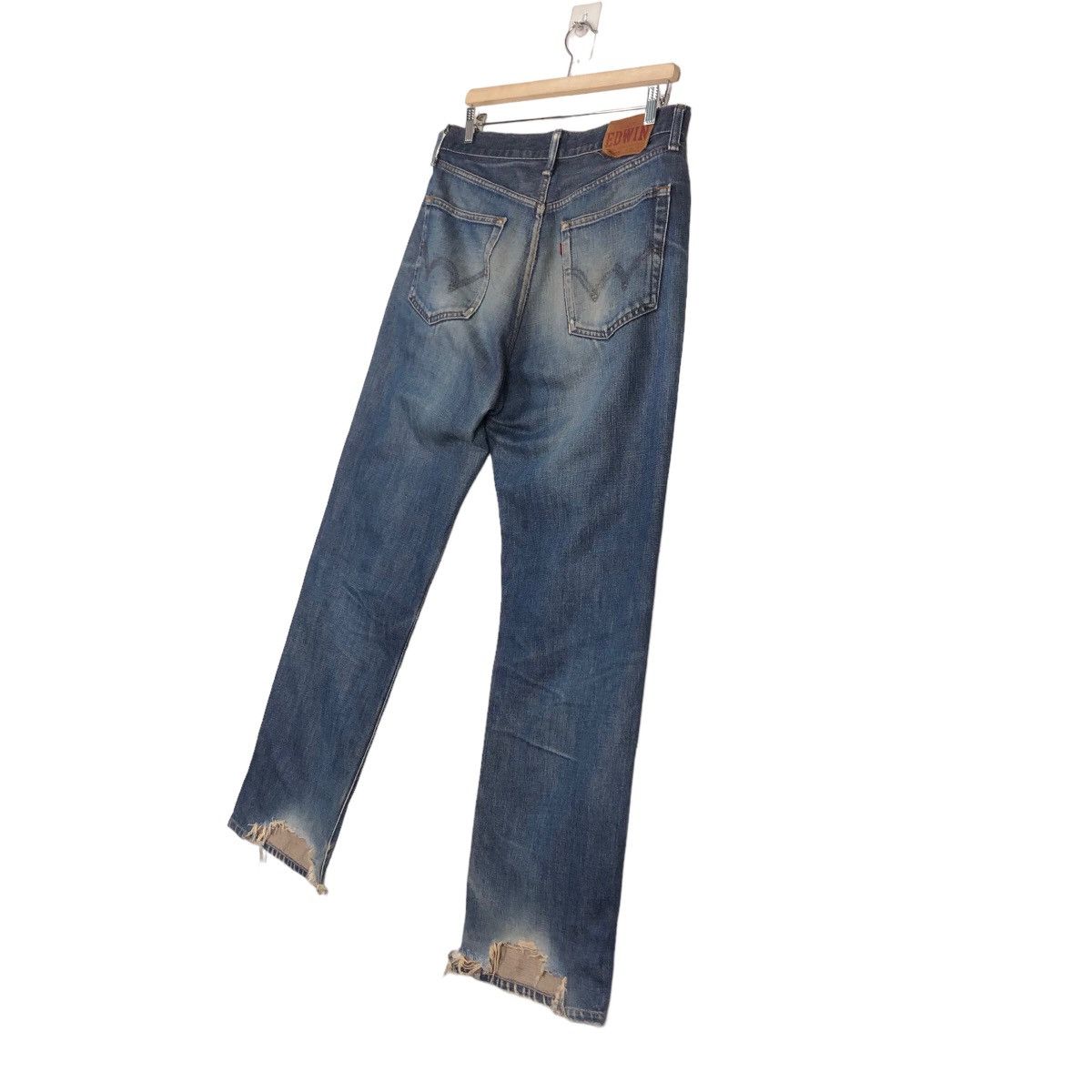 Edwin 🔥Vintage Edwin 503 Denim Jeans Flare Issey Miyake Size US 32 / EU 48 - 12 Thumbnail