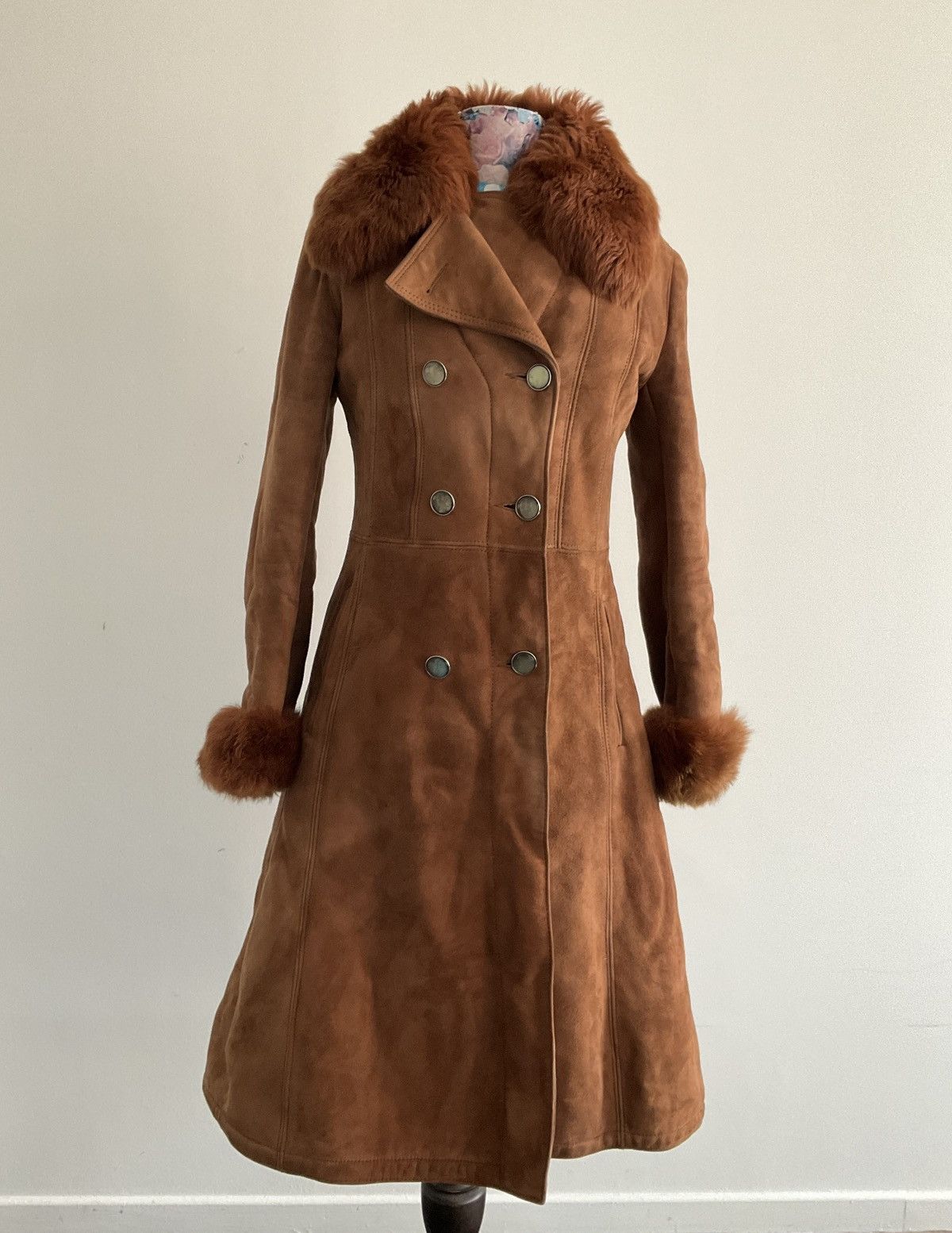 Vintage Vintage brown Lamb leather Size S / US 4 / IT 40 - 9 Thumbnail