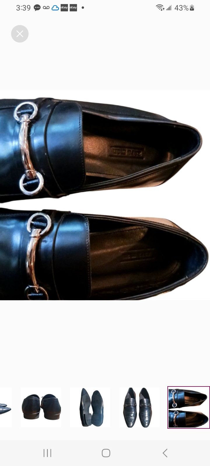 Zara Zara Man Leather Mocassin Loafers Size US 8 / EU 41 - 7 Thumbnail