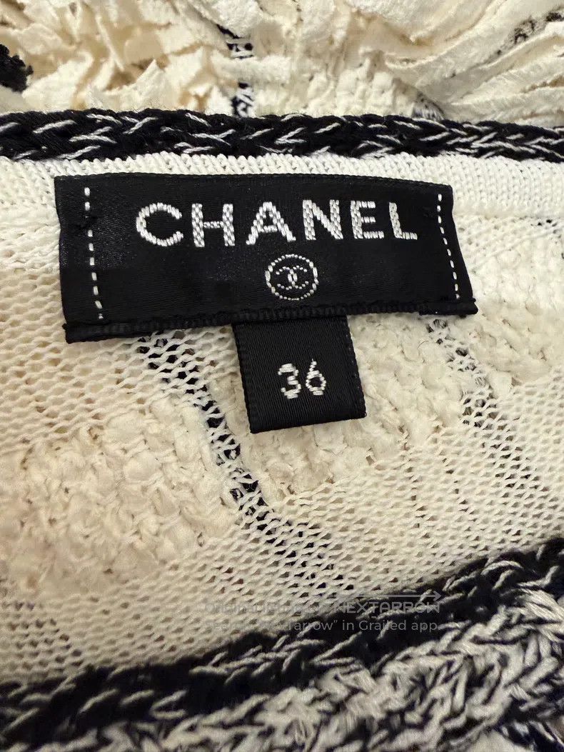 Chanel Chanel Waterfall series tassel long sleeves Size XS / US 0-2 / IT 36-38 - 3 Thumbnail