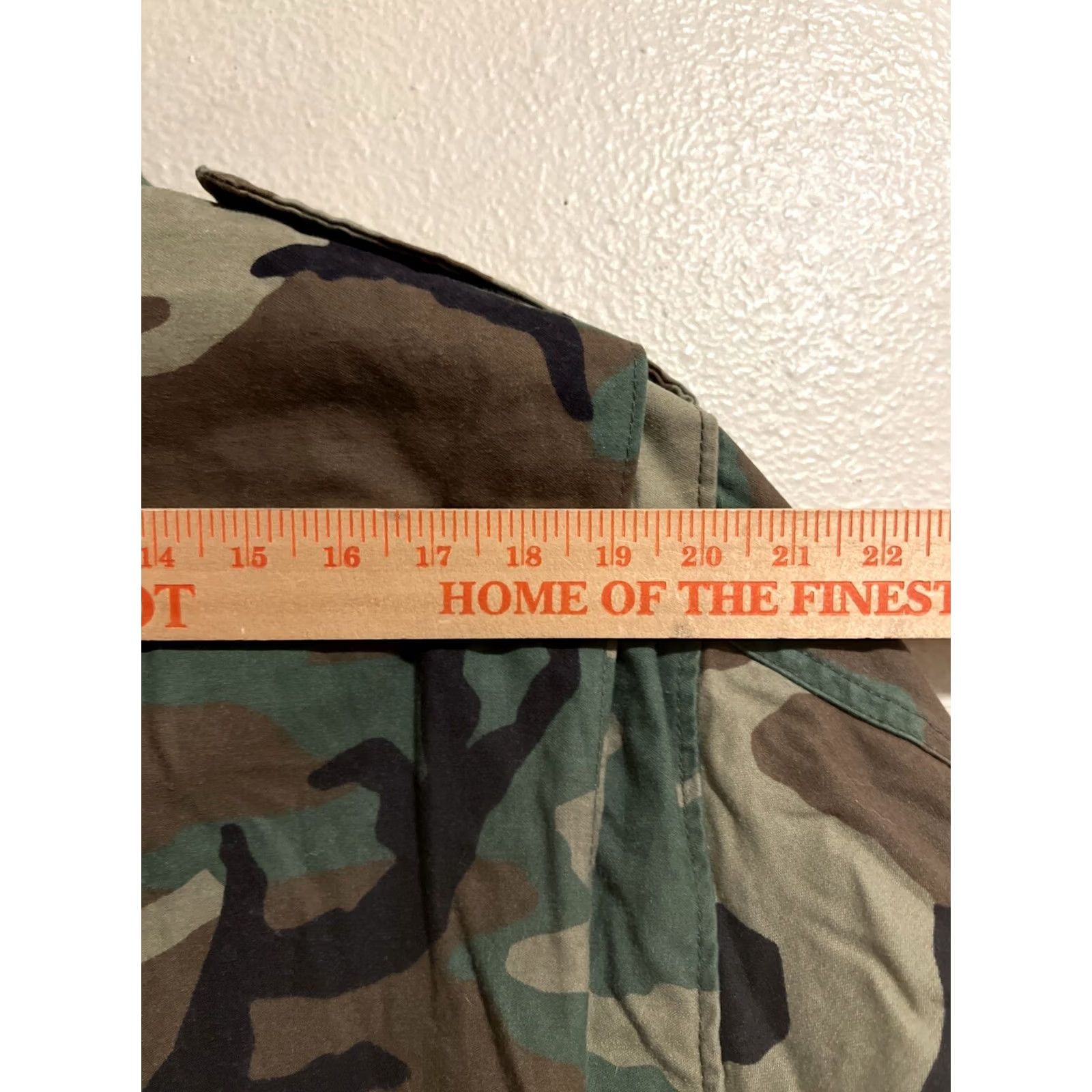 Vintage VINTAGE US Army Parka Jacket Medium Reg Woodland Camouflage Military Golden MFG J1626 Size US M / EU 48-50 / 2 - 6 Thumbnail
