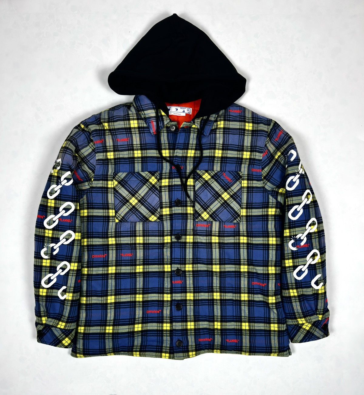 Off-White Off-White Hooded Flamen Jacket Size US M / EU 48-50 / 2 - 1 Thumbnail