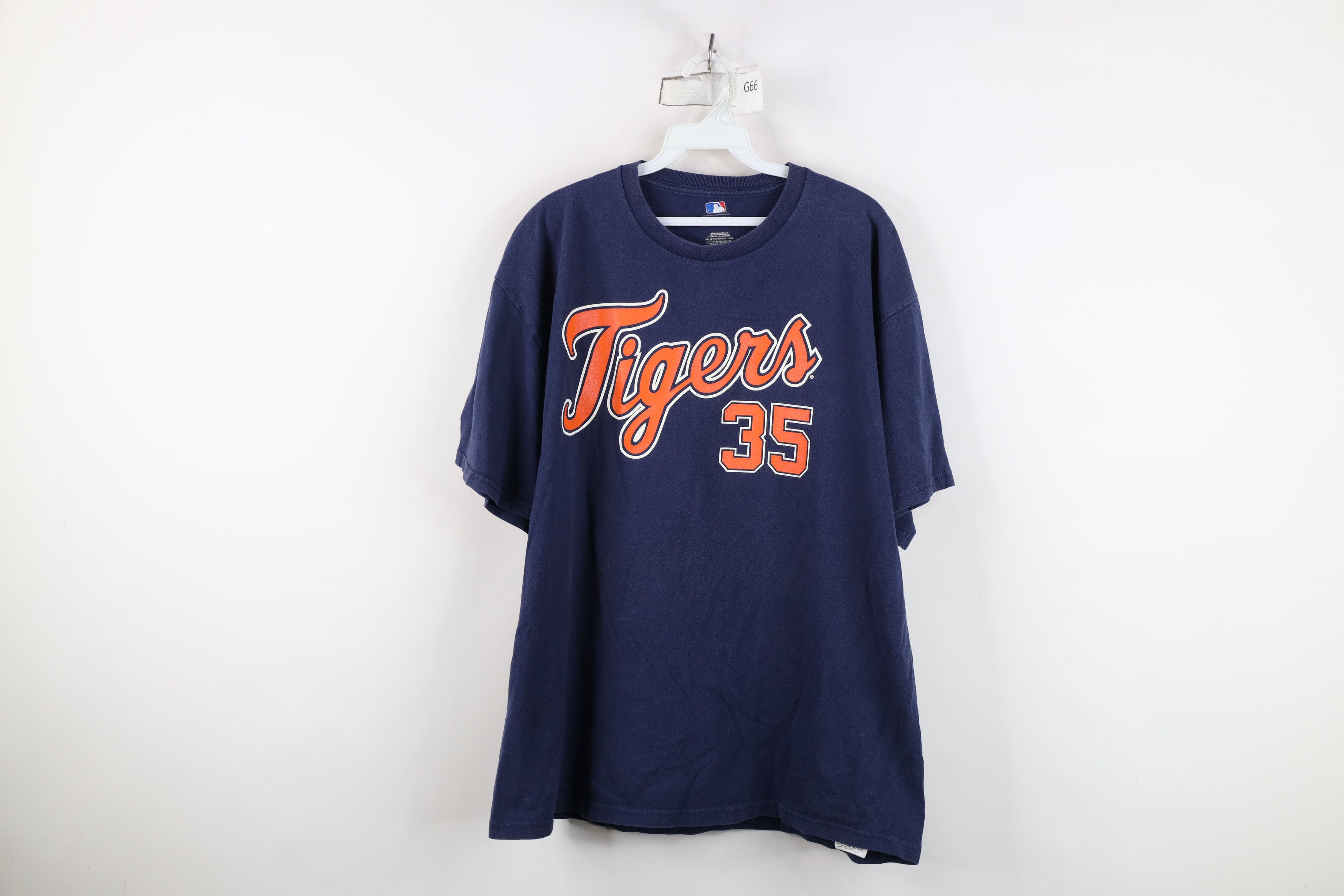 Vintage Vintage Y2K Faded Verlander Detroit Baseball Jersey T-Shirt Size US XL / EU 56 / 4 - 1 Thumbnail