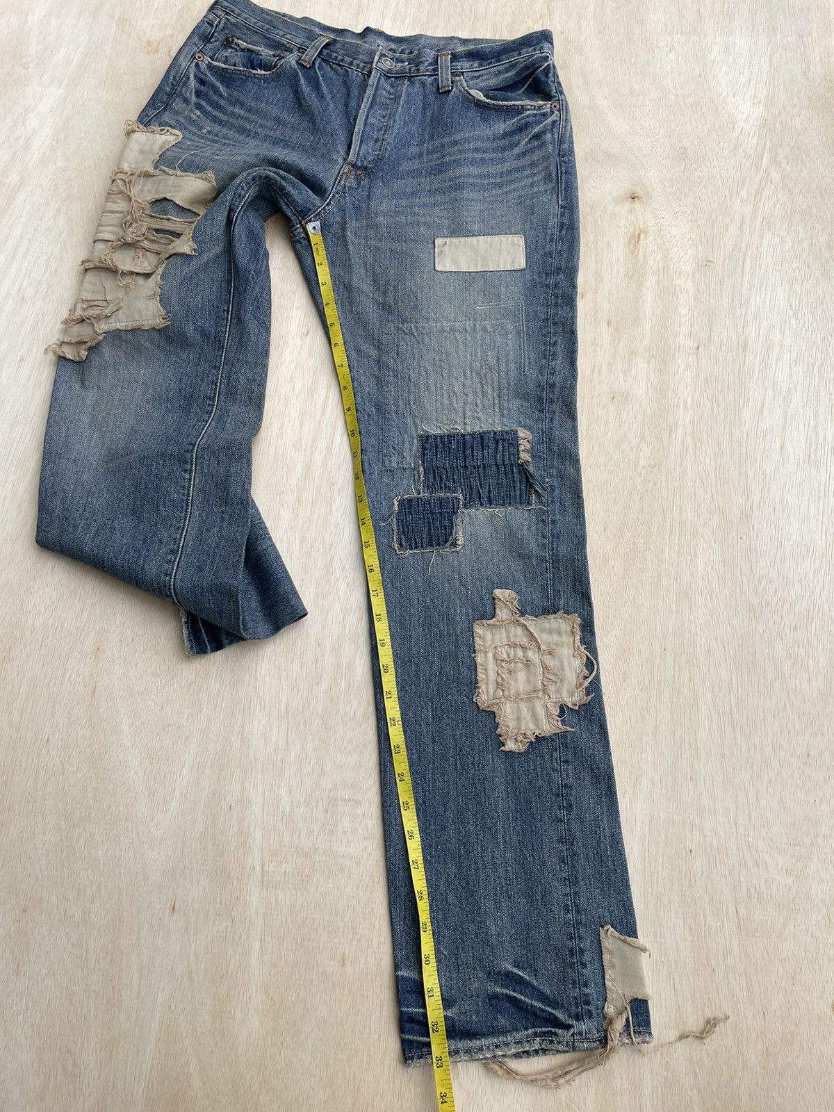 Beauty Beast × Japanese Brand × Vintage Vintage John bull Distressed Denim Jeans Size US 34 / EU 50 - 14 Thumbnail