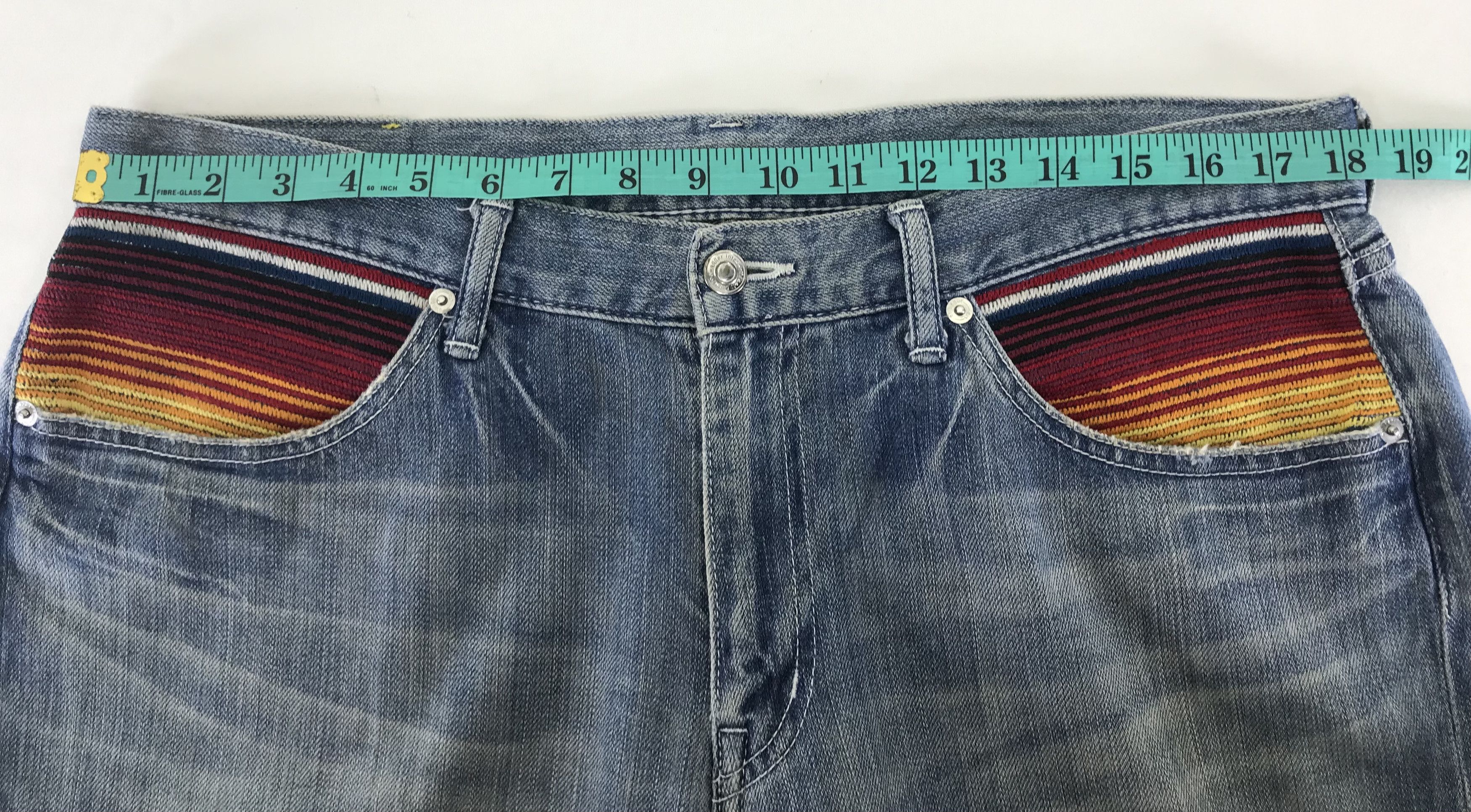 Swagger Swagger Blue Wash Baggy Jeans Size US 36 / EU 52 - 15 Thumbnail