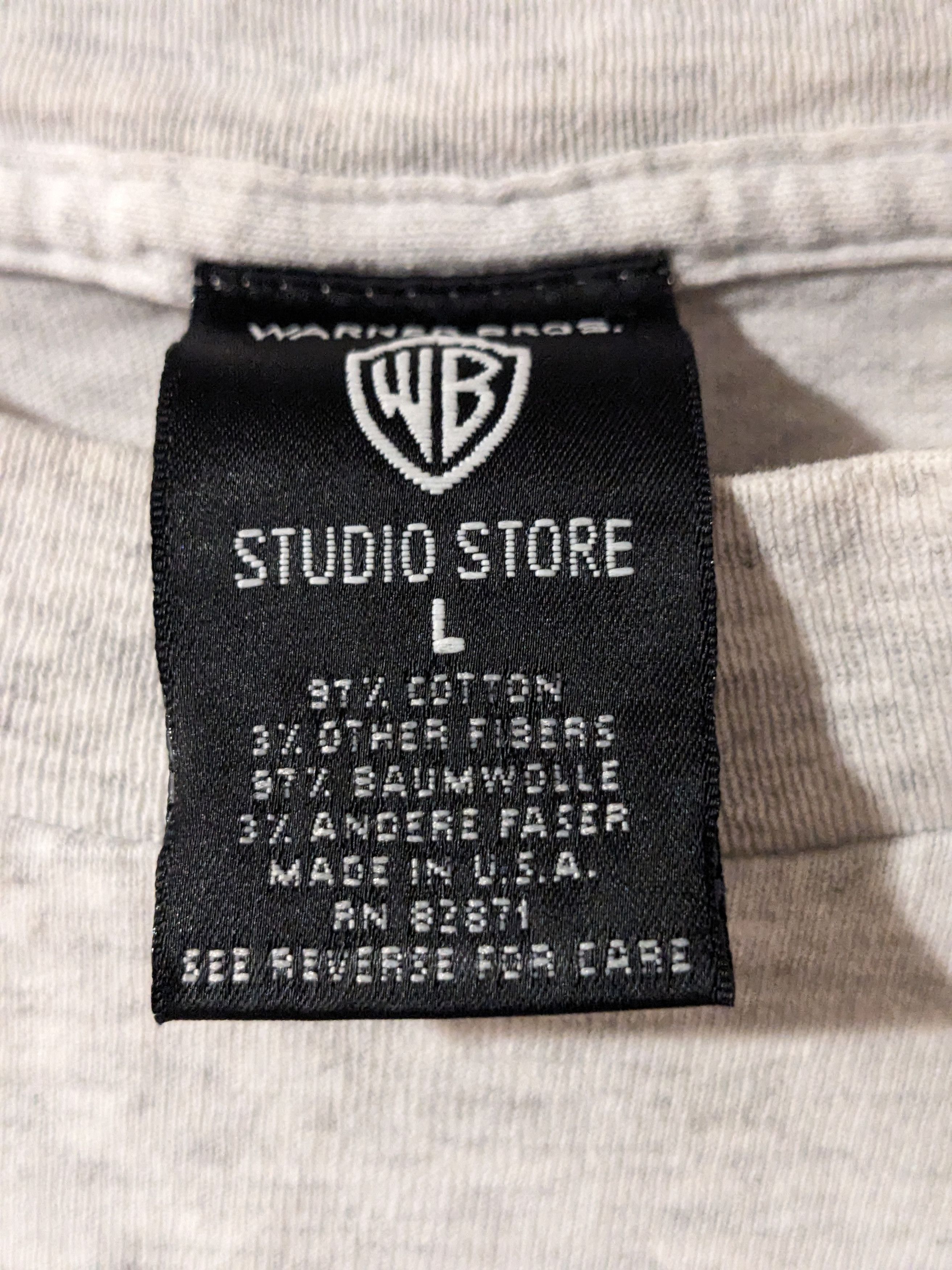 Cartoon Network × Vintage Vintage 90s Looney Tunes Bugs Bunny Logo Gray Large T-Shirt Size US L / EU 52-54 / 3 - 3 Thumbnail