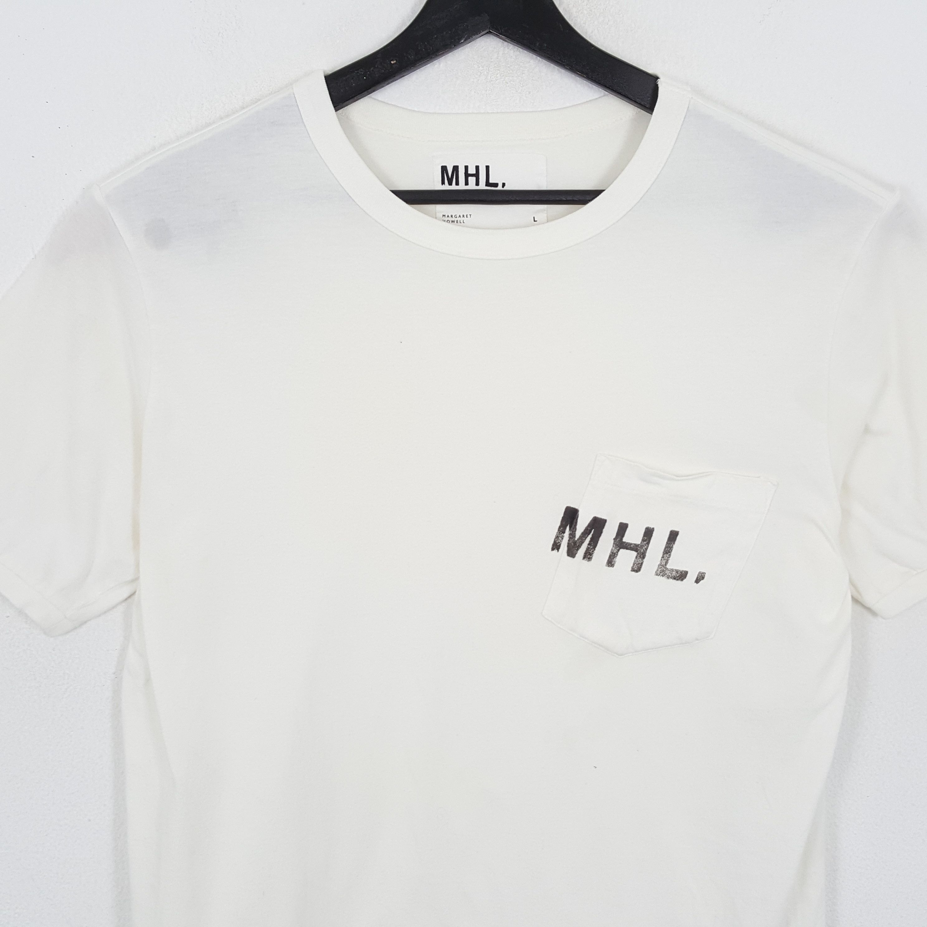 Japanese Brand × Margaret Howell × Vintage MHL MARGARET HOWELL White Tshirt Size US M / EU 48-50 / 2 - 2 Thumbnail