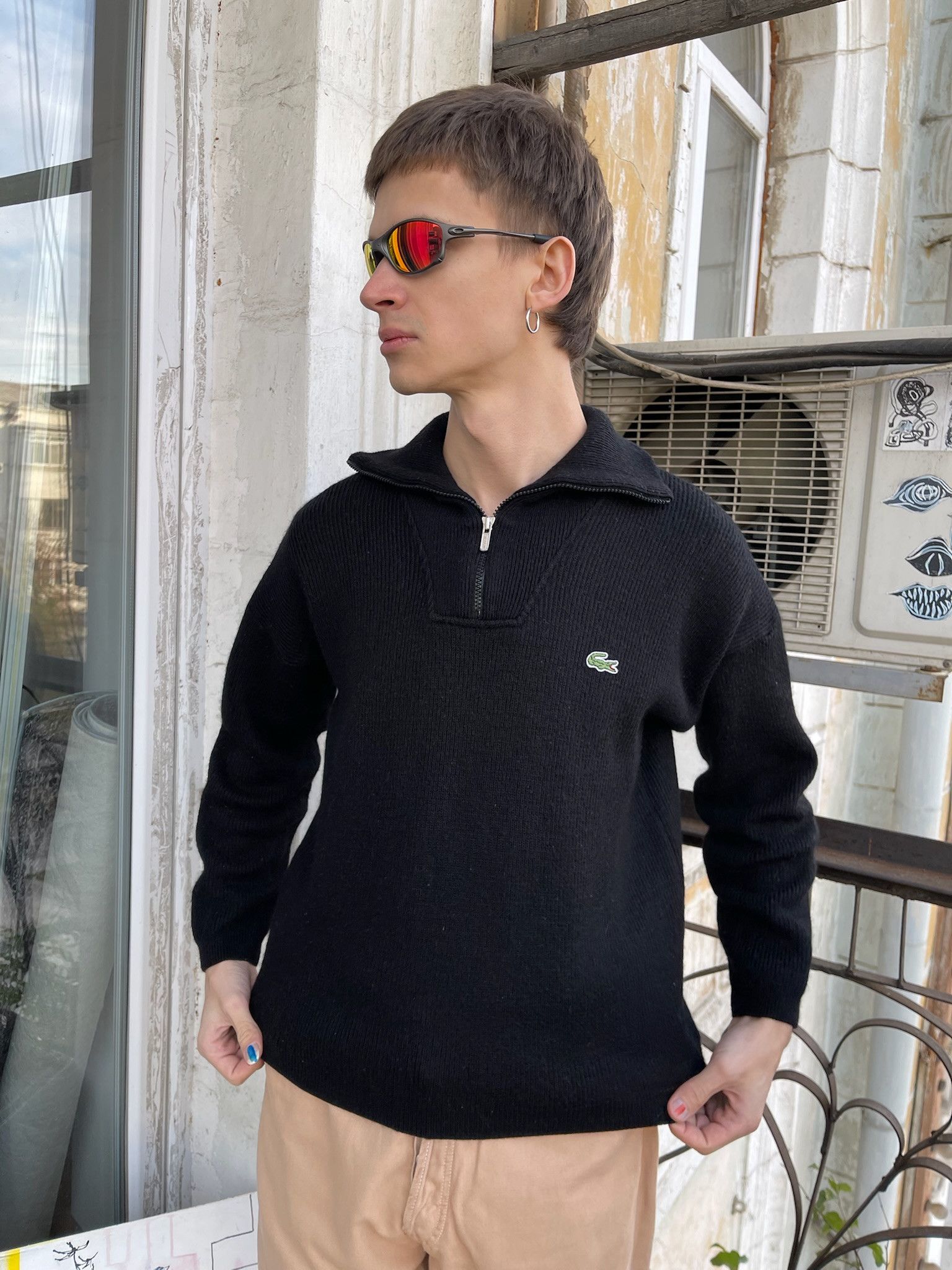 Lacoste Lacoste sweater knitwear vintage Size US M / EU 48-50 / 2 - 2 Thumbnail