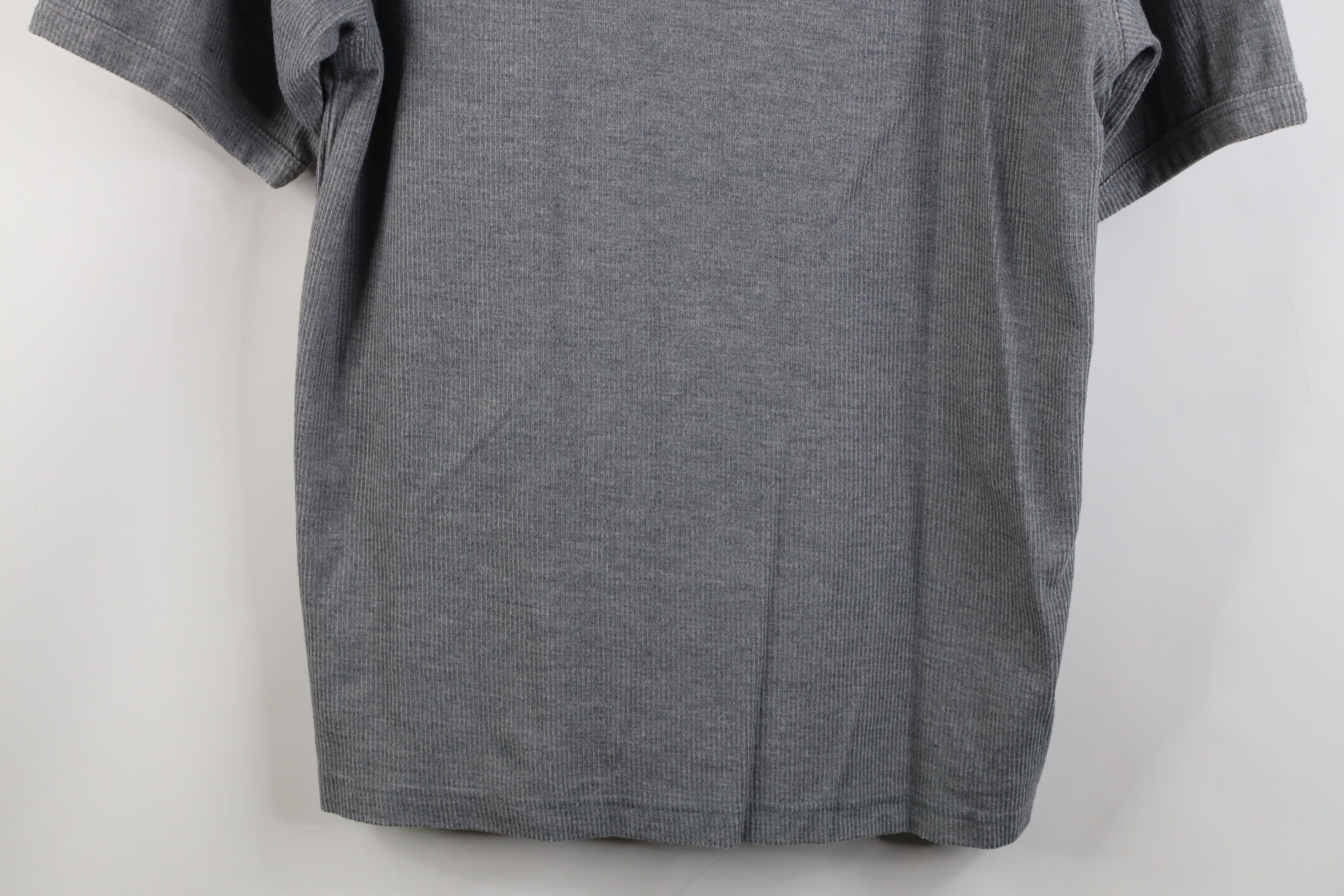 Vintage Vintage 90s Streetwear Ribbed Knit Short Sleeve T-Shirt Size US L / EU 52-54 / 3 - 3 Thumbnail