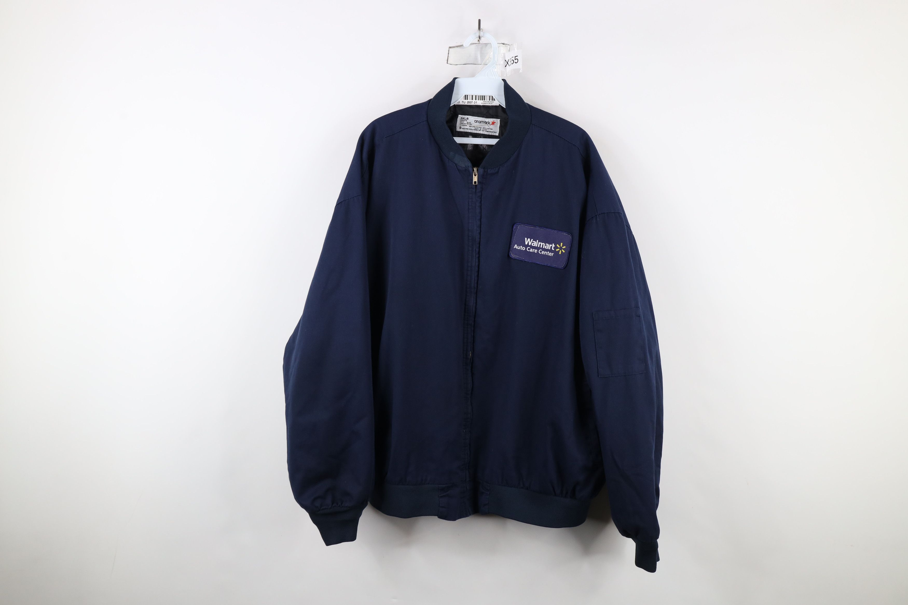 Vintage Vintage Quilted Walmart Auto Car Mechanic Bomber Jacket Blue Size US XXL / EU 58 / 5 - 1 Thumbnail