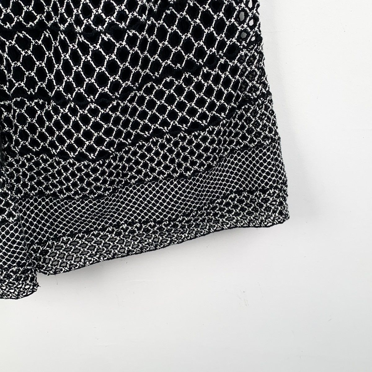 Chanel Chanel Black Hollow Woven Cotton Knit Tweed Pants K26WX Size 26" / US 2 / IT 38 - 4 Thumbnail