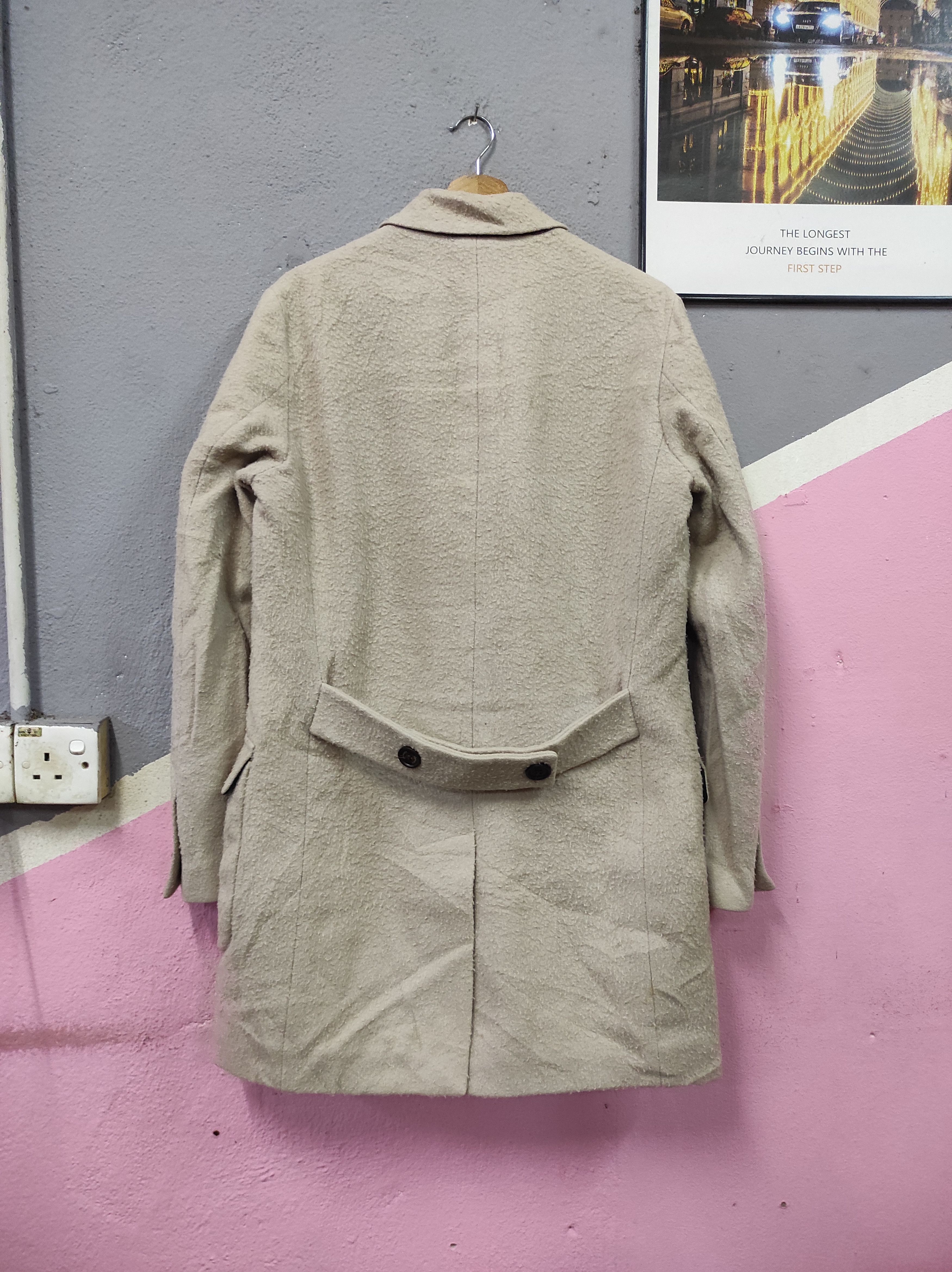 Eleventy ELEVENTY WOOL DOUBLE BREASTED COAT OVERCOAT Size US S / EU 44-46 / 1 - 7 Thumbnail