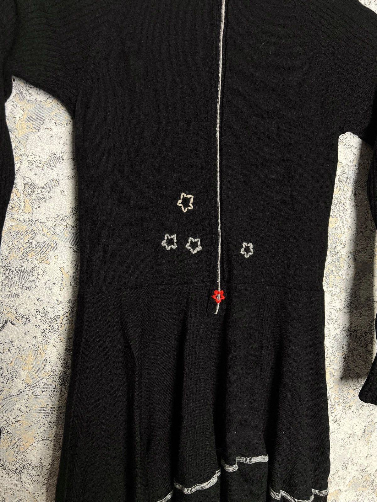 Designer × Marithe + Francois Girbaud Marithe Francois Girbaud Wool Dress Black Size Medium Size M / US 6-8 / IT 42-44 - 4 Thumbnail